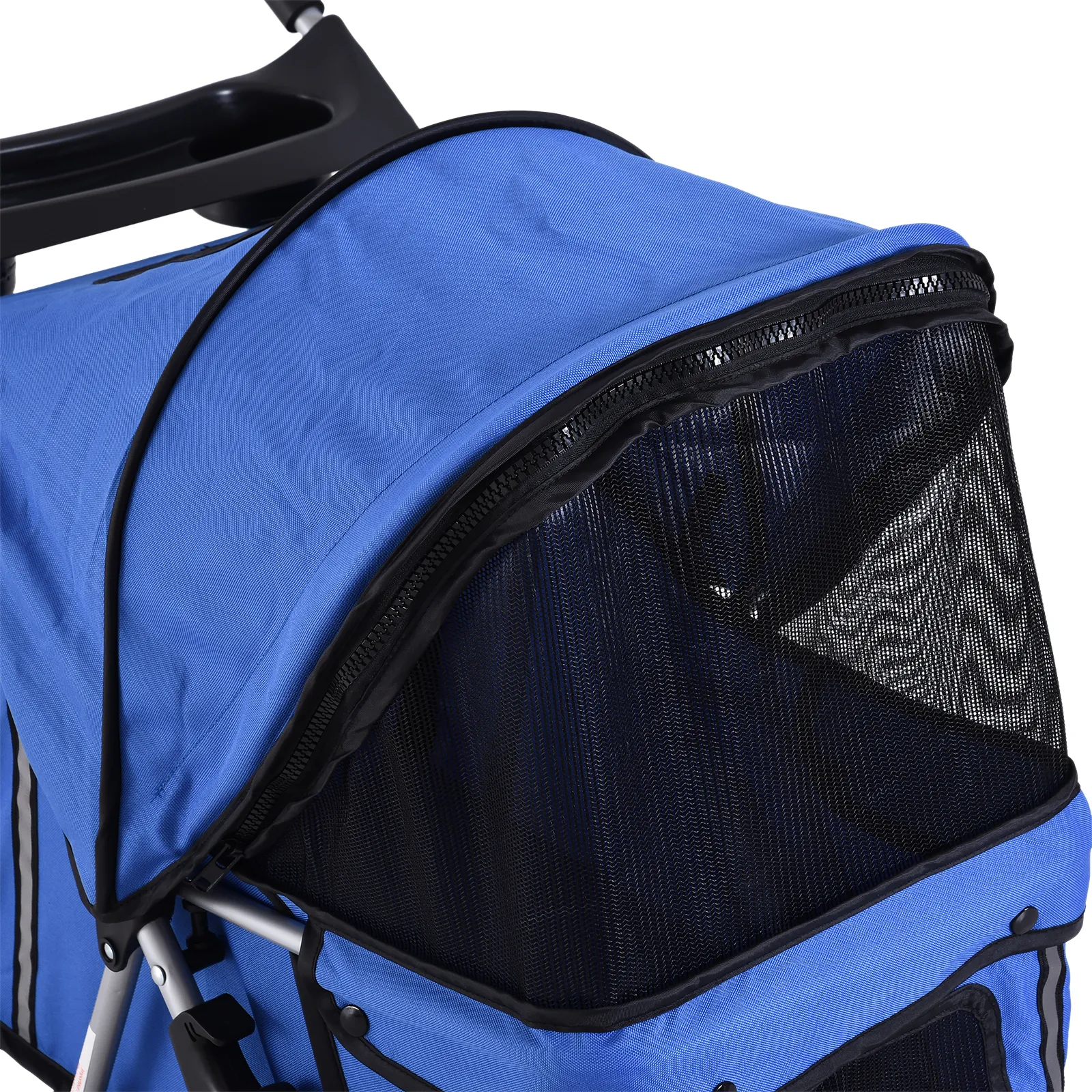 Hundebuggy klappbar für kleine Hunde bis 10kg, Blau
