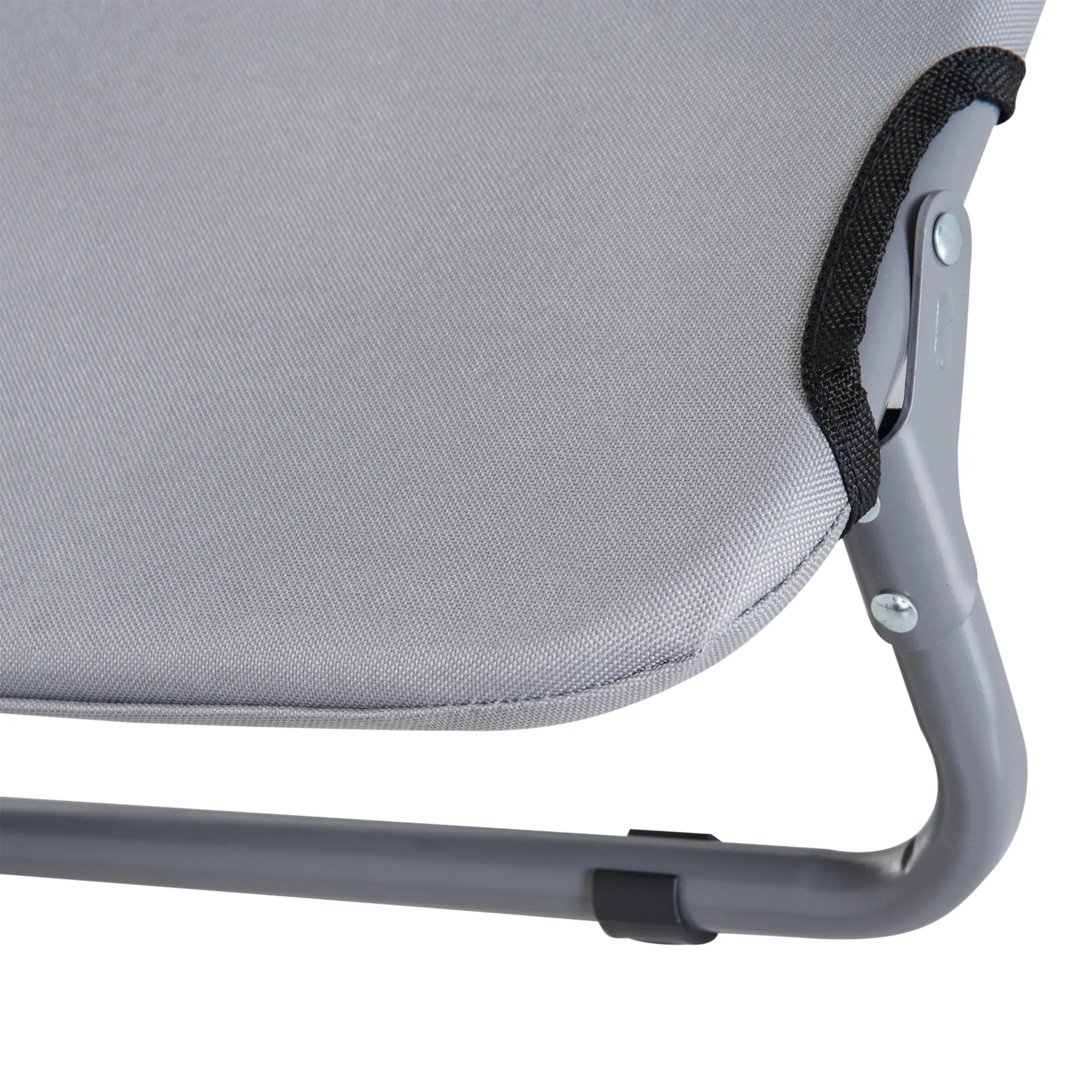 Hundeliege klappbar für kleine Hunde, 600D Oxford, 59x46x15 cm, Grau