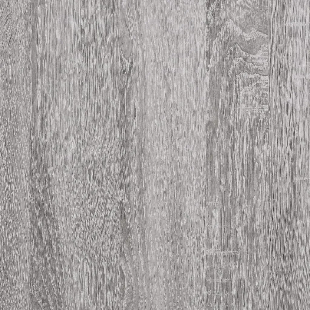 Sideboard Grau Sonoma 80x30x60 cm Holzwerkstoff