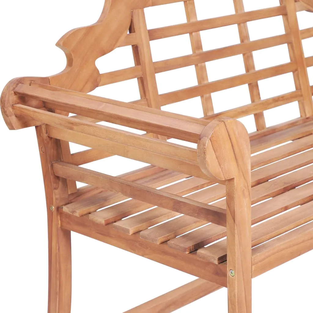 Gartenbank Marlboro aus Naturholz 127x58,5x92,5 cm in Naturfarbe