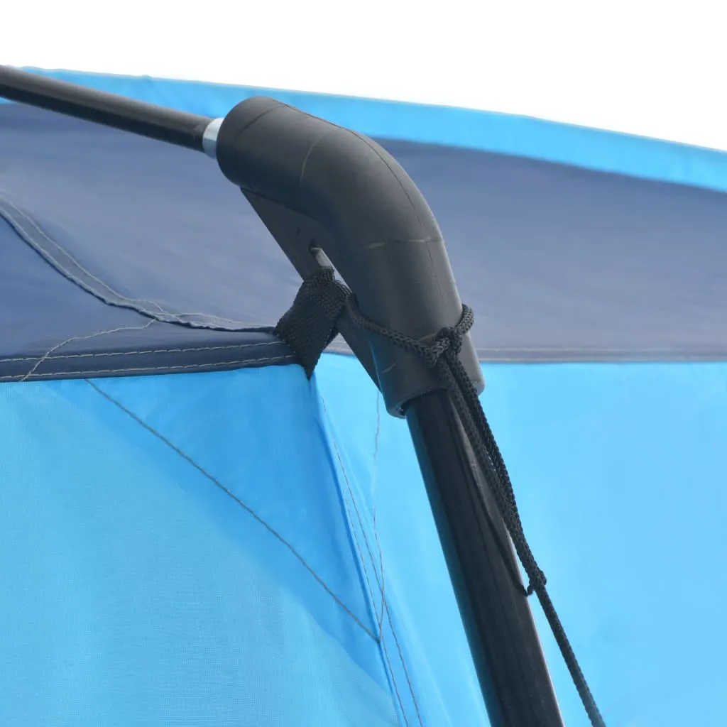 Pool-Pavillon Blau 500x433x250 cm mit UV-beständigem Polyester