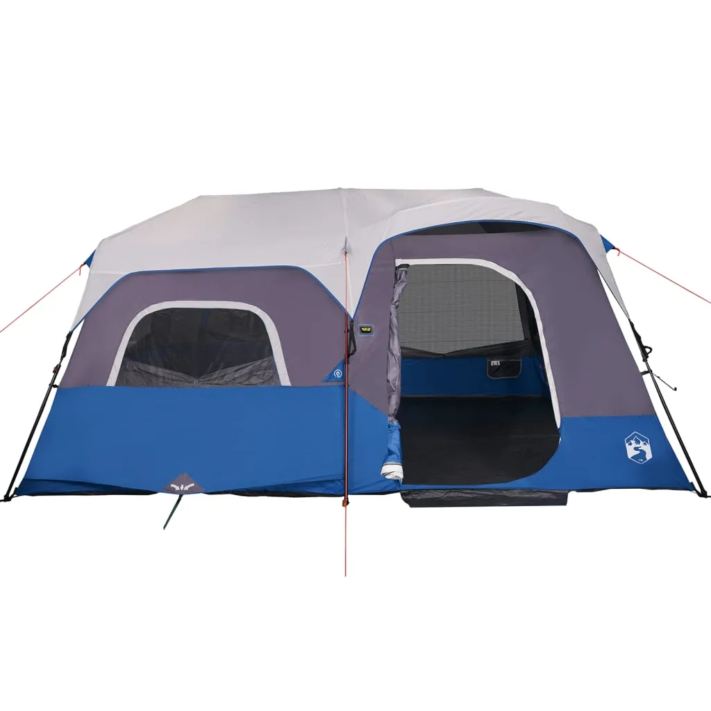 Modernes Familienzelt 441x288x217 cm in Blau mit LED-Beleuchtung