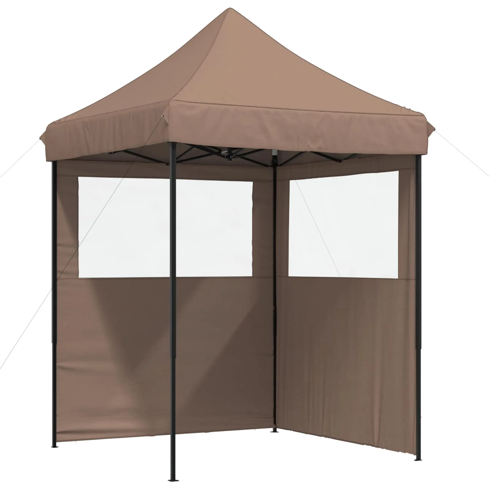 Modernes faltbares Partyzelt 200x200x306 cm in Braun