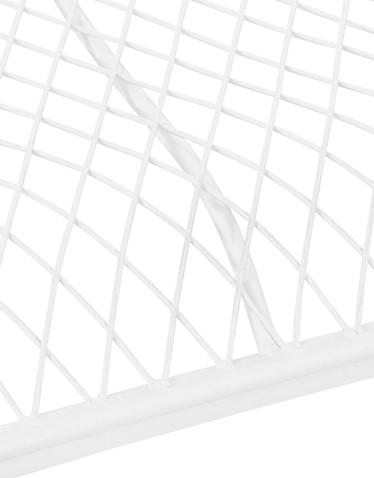 Gartenbank Tara 113x47x89 cm weiß