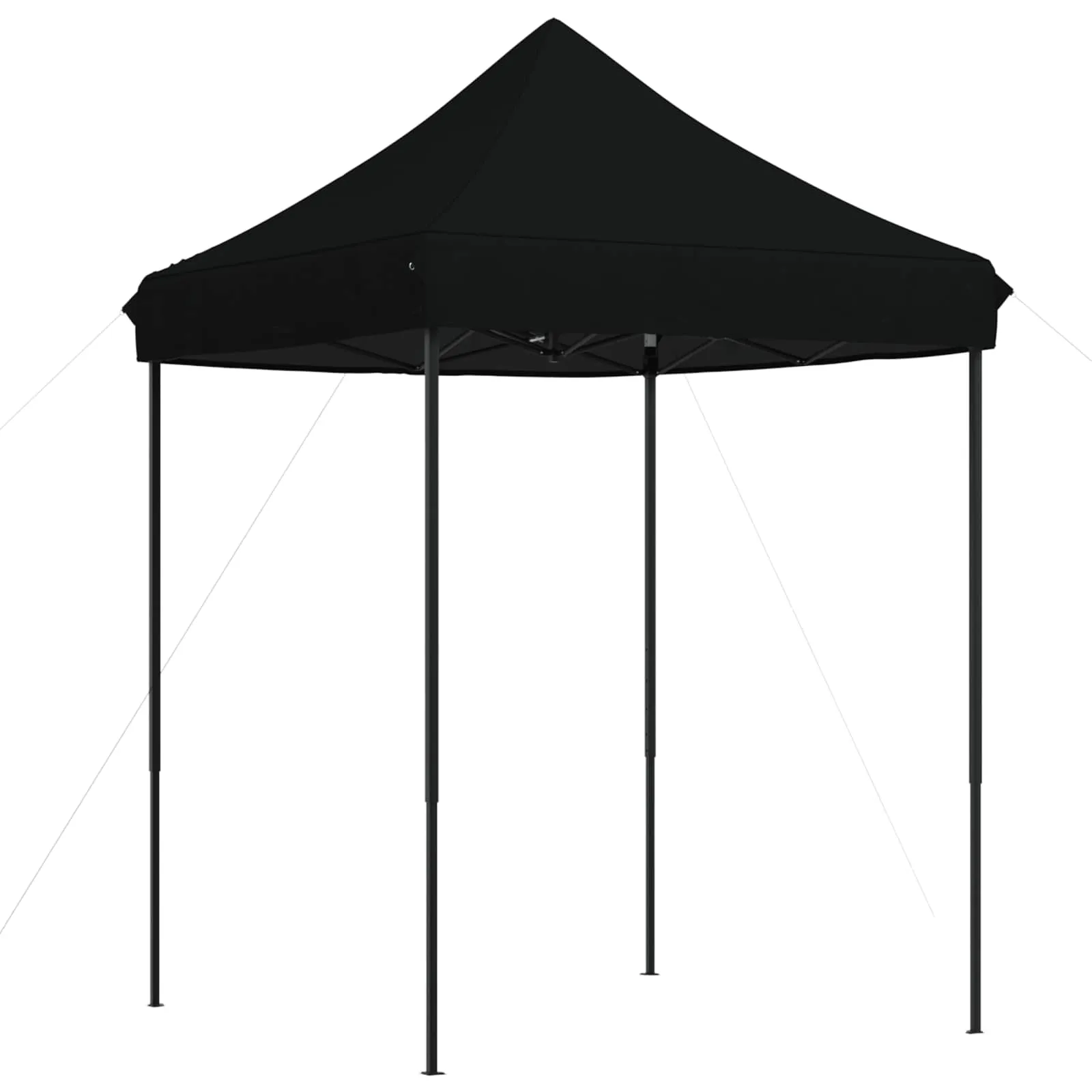 Elegantes Partyzelt 200 x 200 x 306 cm in Schwarz