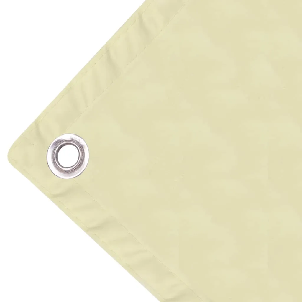Wasserdichter Balkonsichtschutz 90 x 400 cm Creme