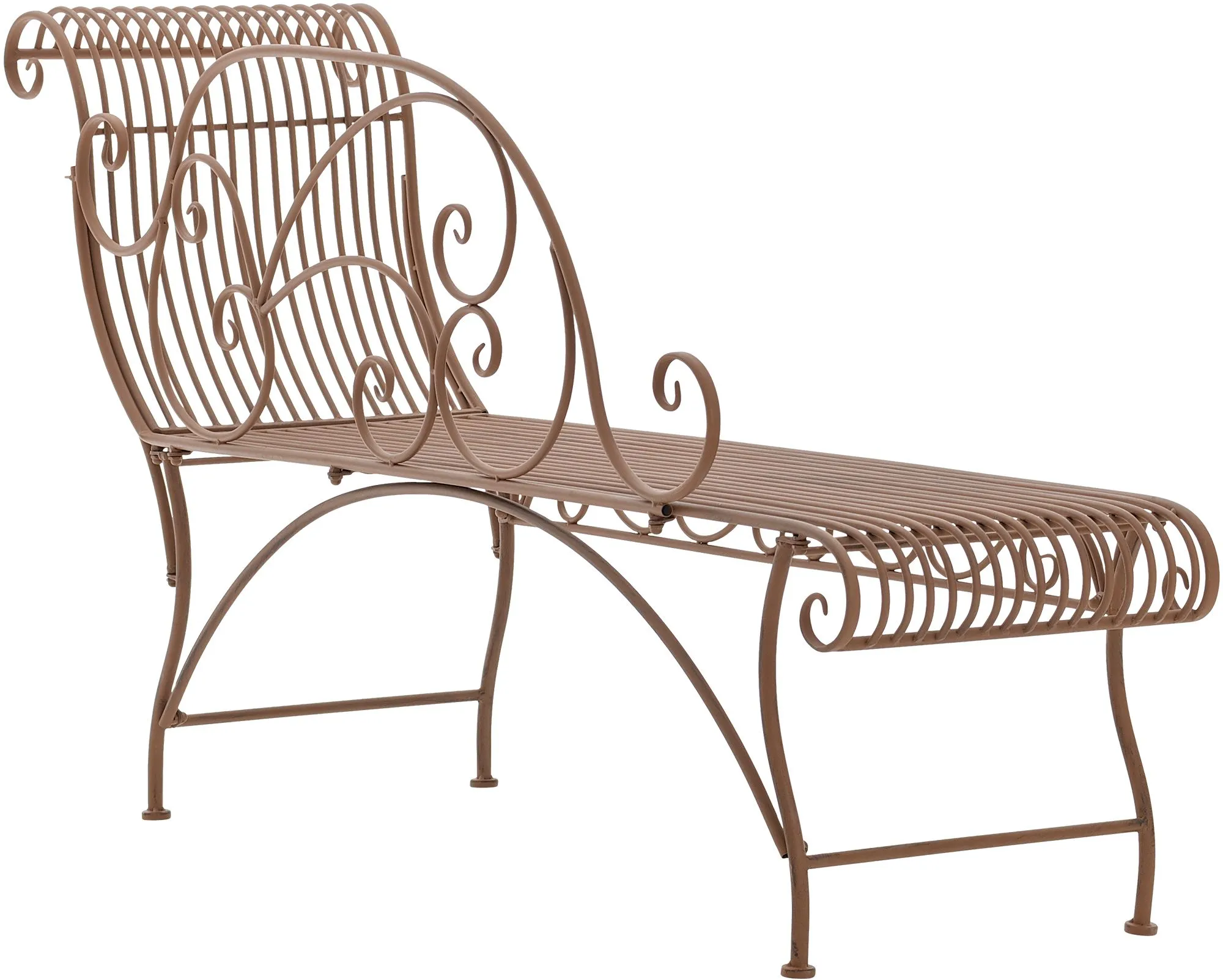 Gartenbank Karma 156x46x78 cm antik braun