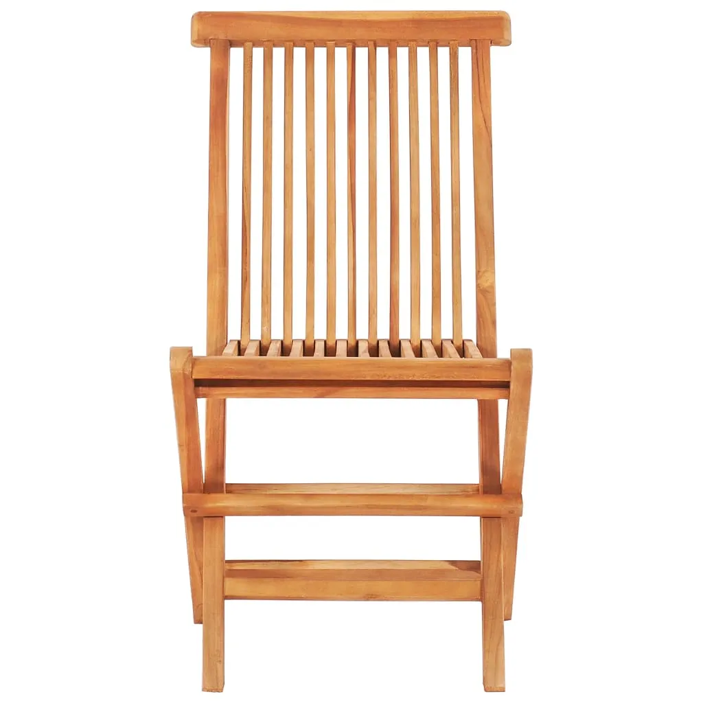 Elegantes Bistro-Set aus Naturholz, 60x60x65 cm, naturfarben