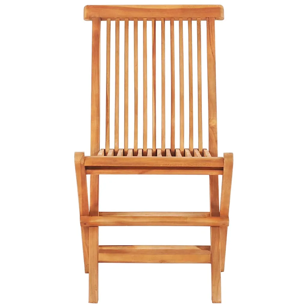 Elegantes Bistro-Set aus Naturholz, 60x60x65 cm, naturfarben