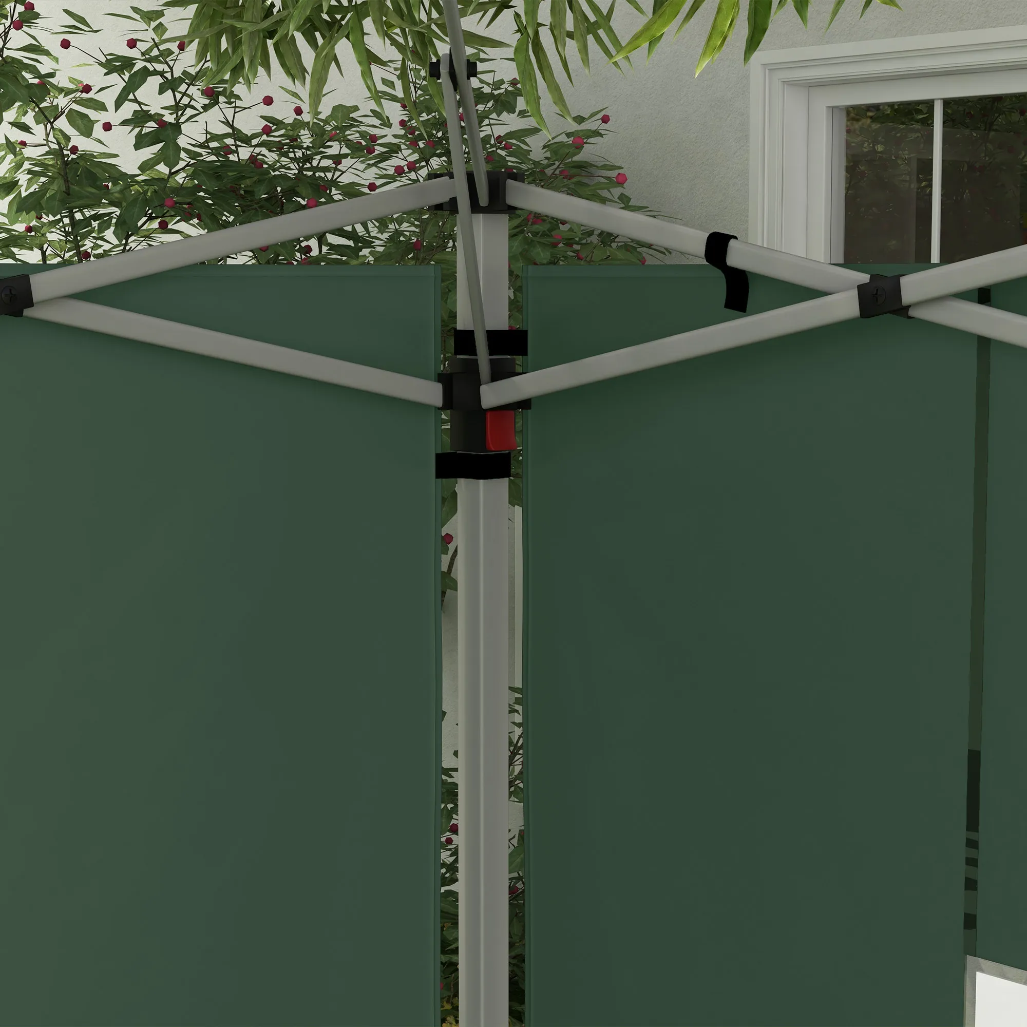 Pavillon Seitenwände 295x195 cm Grün für 3x3 m und 3x4 m