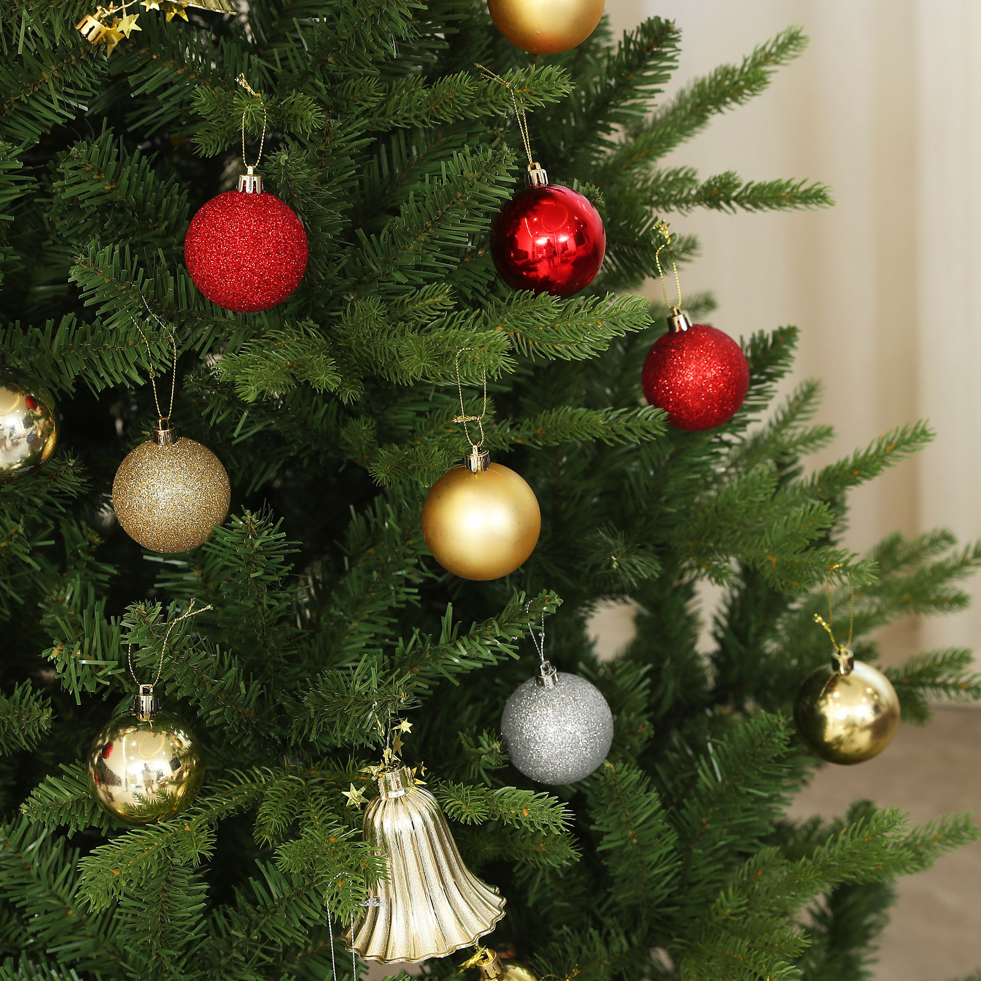 Weihnachtsbaum, Kunsttanne, naturgetreu, breit & üppig, 180 x Φ105 cm, Grün