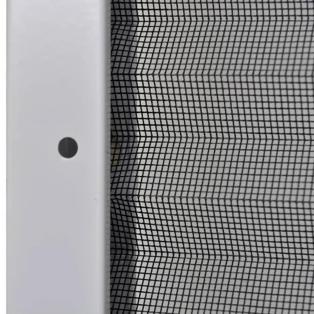 Insektenschutz-Plissee für Fenster Jalousie Aluminium 80x120 cm