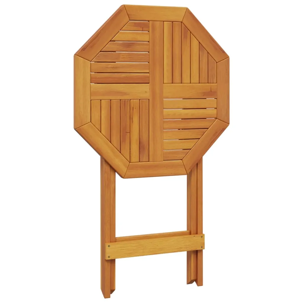 Gartentisch aus Echtholz, klappbar, 60 x 75 cm, geölt