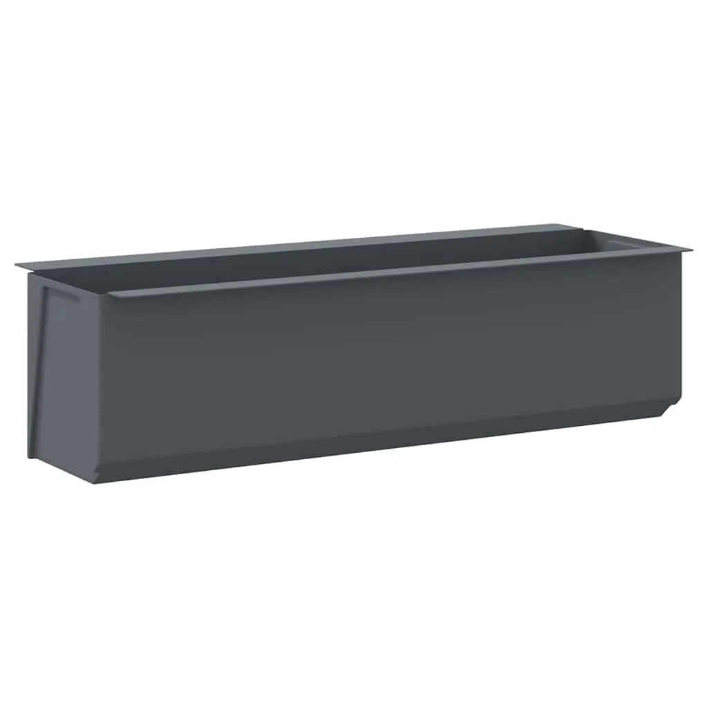 Pflanzkasten für Europaletten 12 Stk. Grau 36x13,5x9,5 cm PP