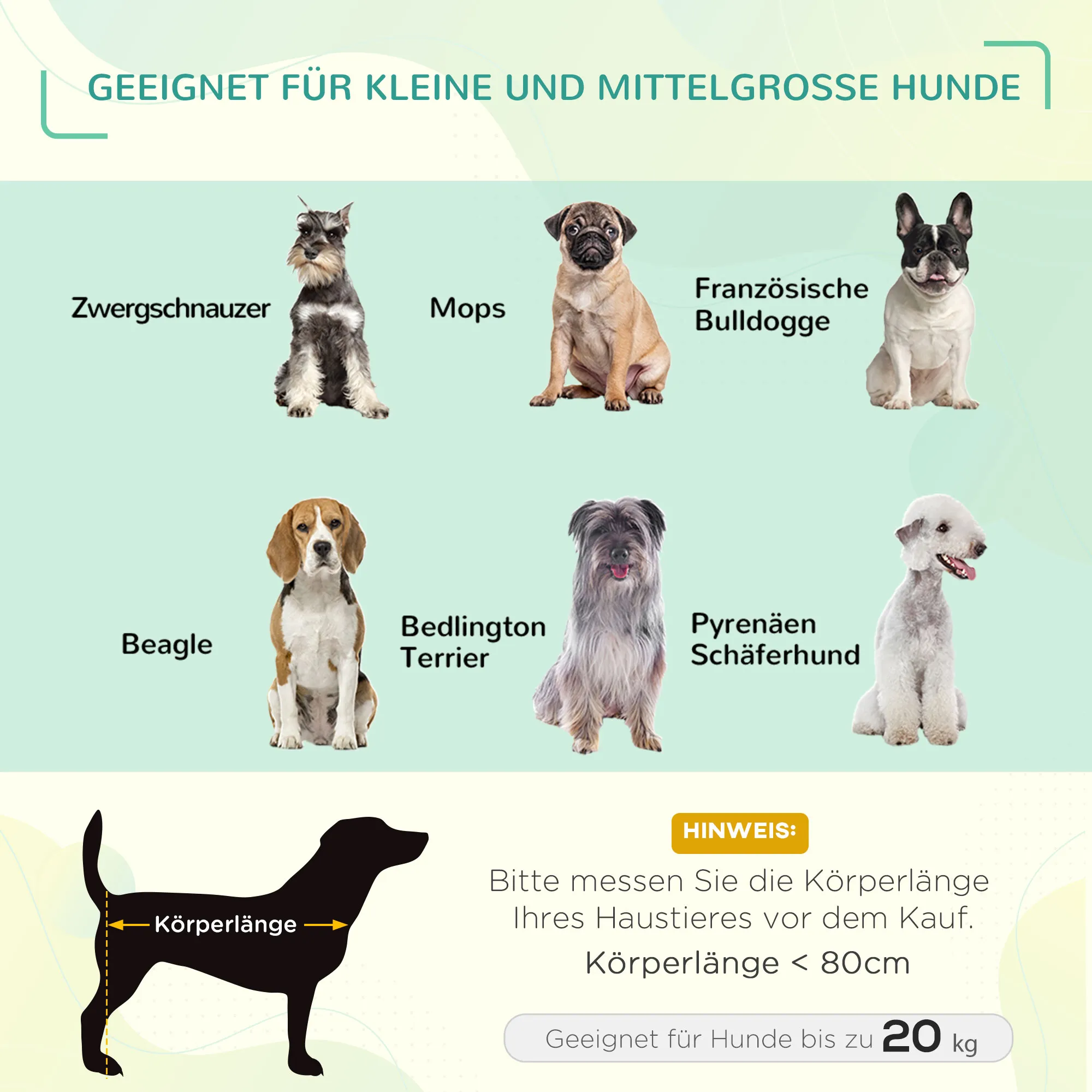 Hundebett mit Baldachin, Erhöhte Hundeliege, Kaffee, 92x76x90 cm