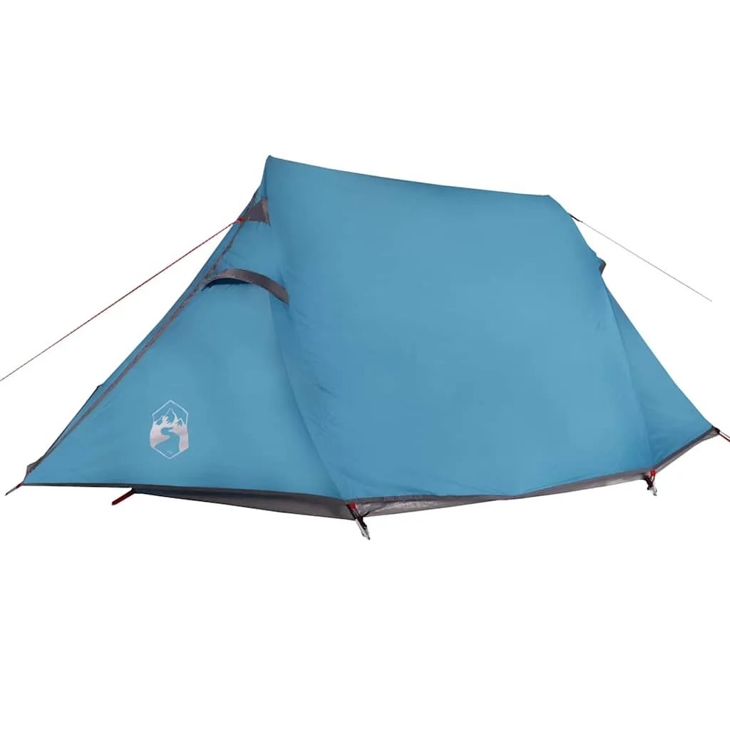 Campingzelt Tunnelzelt Blau 283x193x125 cm für 3 Personen