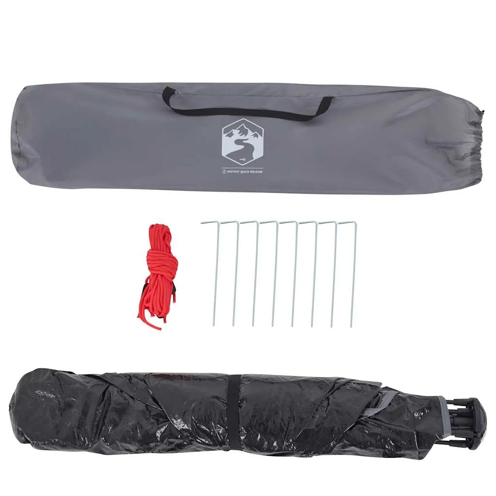 Grau Strandzelt 216 x 152 x 148 cm für 2 Personen