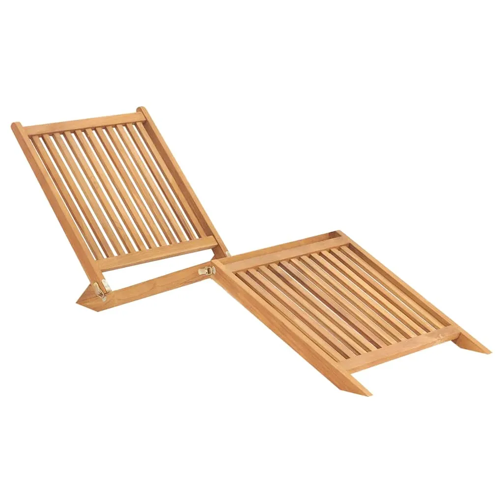 Komfortable Sonnenliege aus Naturholz 60 x 160 x 57 cm, naturfarben