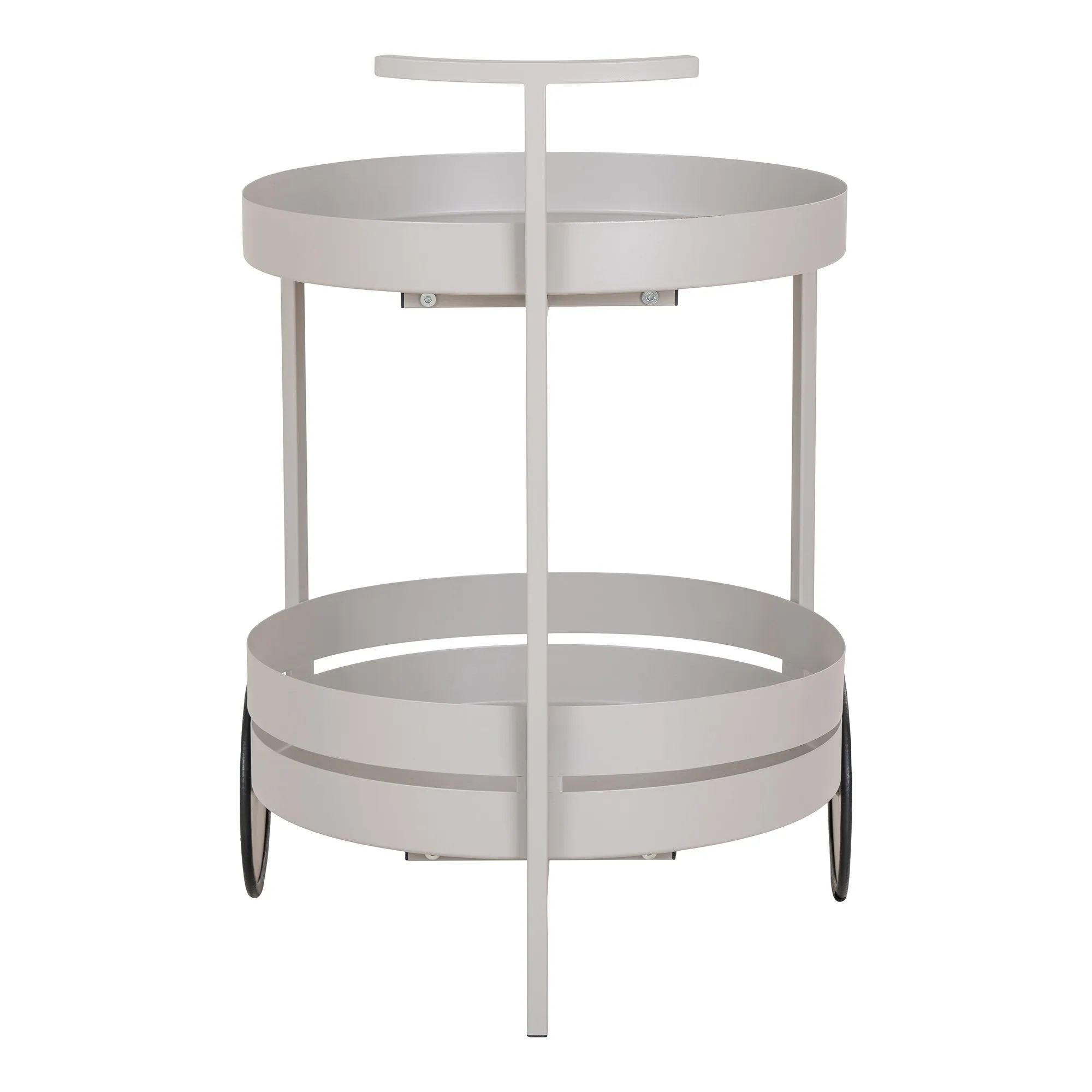tinkaro Beja Barwagen 2 Ablagen 40x42x61 cm Grau