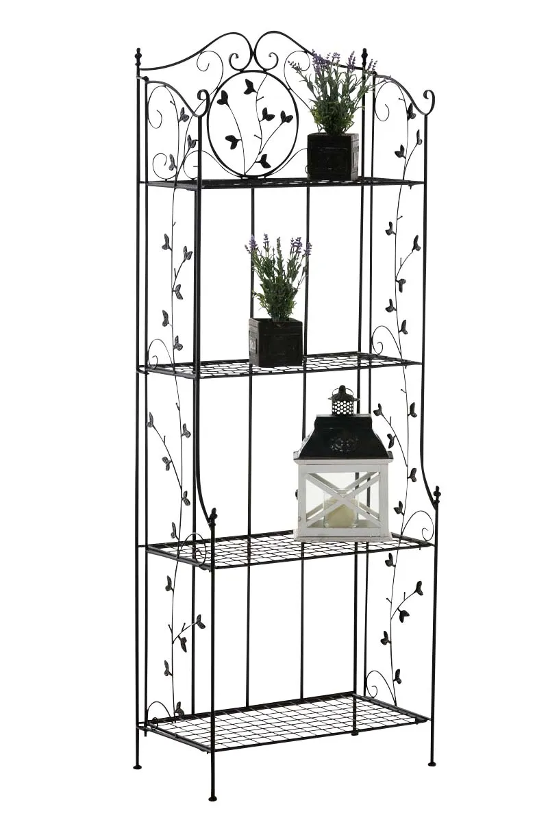 Standregal Arona 158x60x33 cm Schwarz