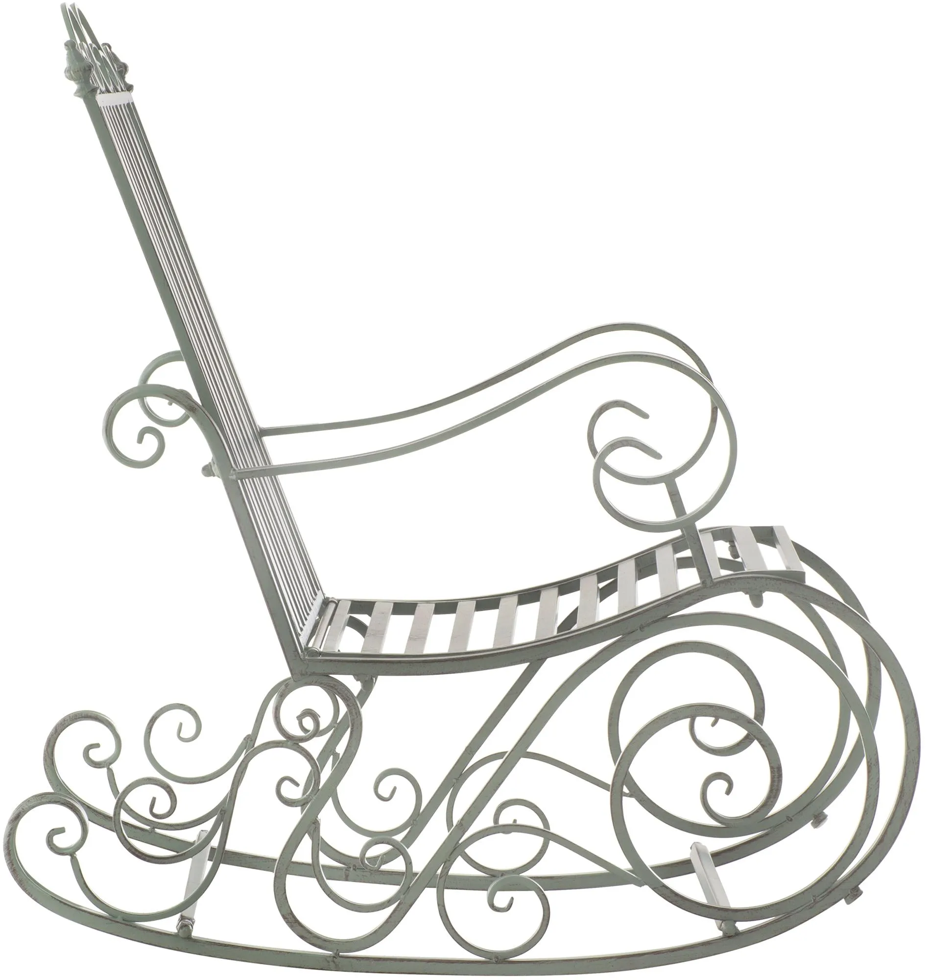 Schaukelstuhl Smilla 94x56x90 cm antik-grün