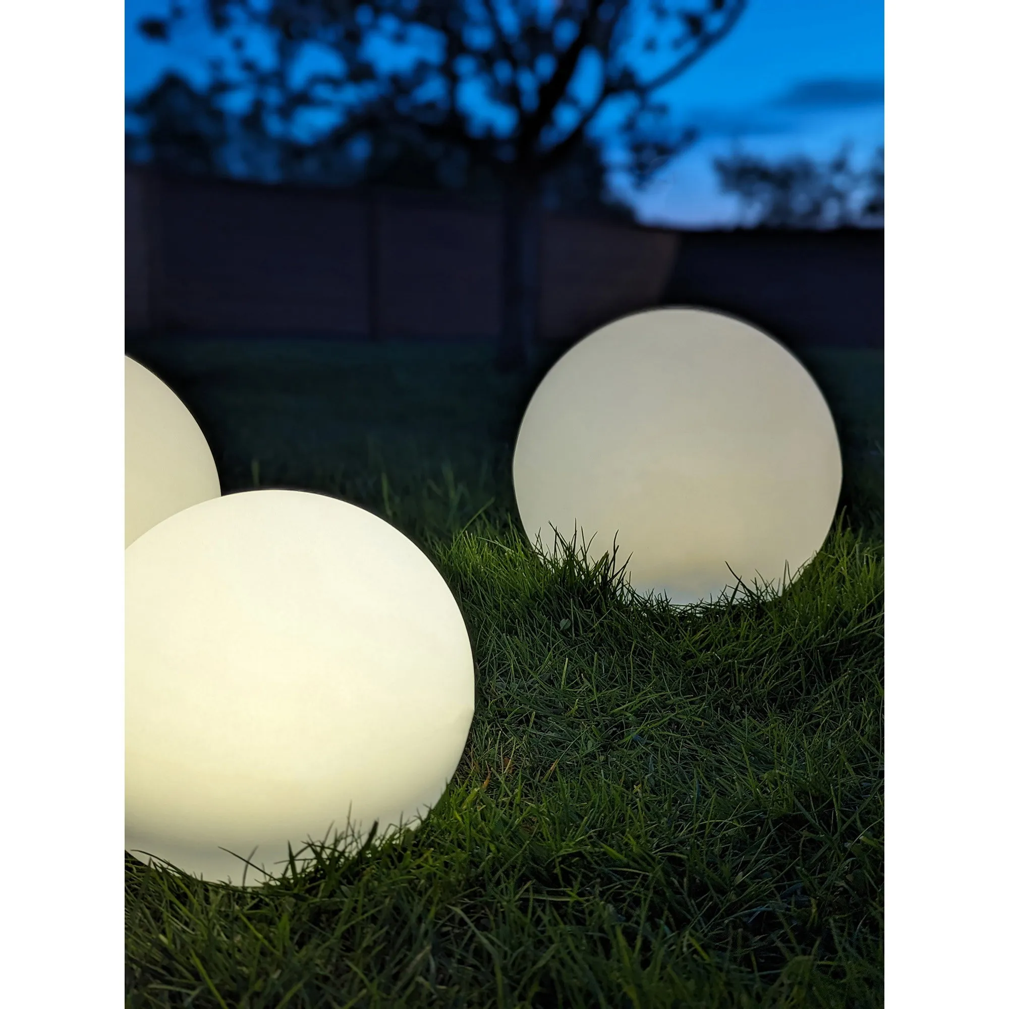 tinkaro Lifton LED Lampe Solar wiederaufladbar 3er-Set Weiß