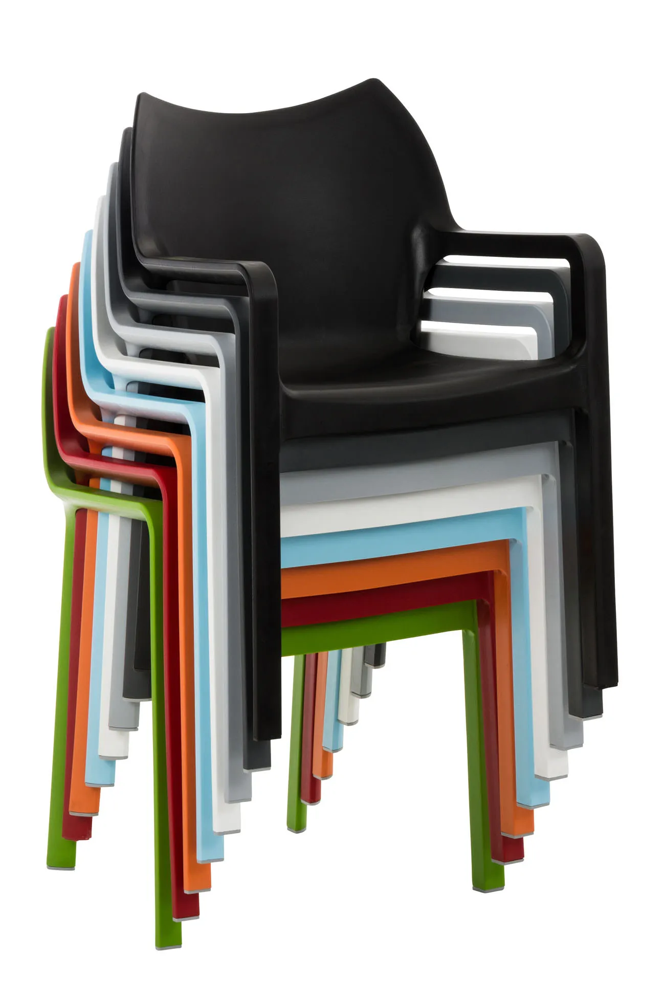 Gartenstuhl Diva 84x57x53 cm schwarz