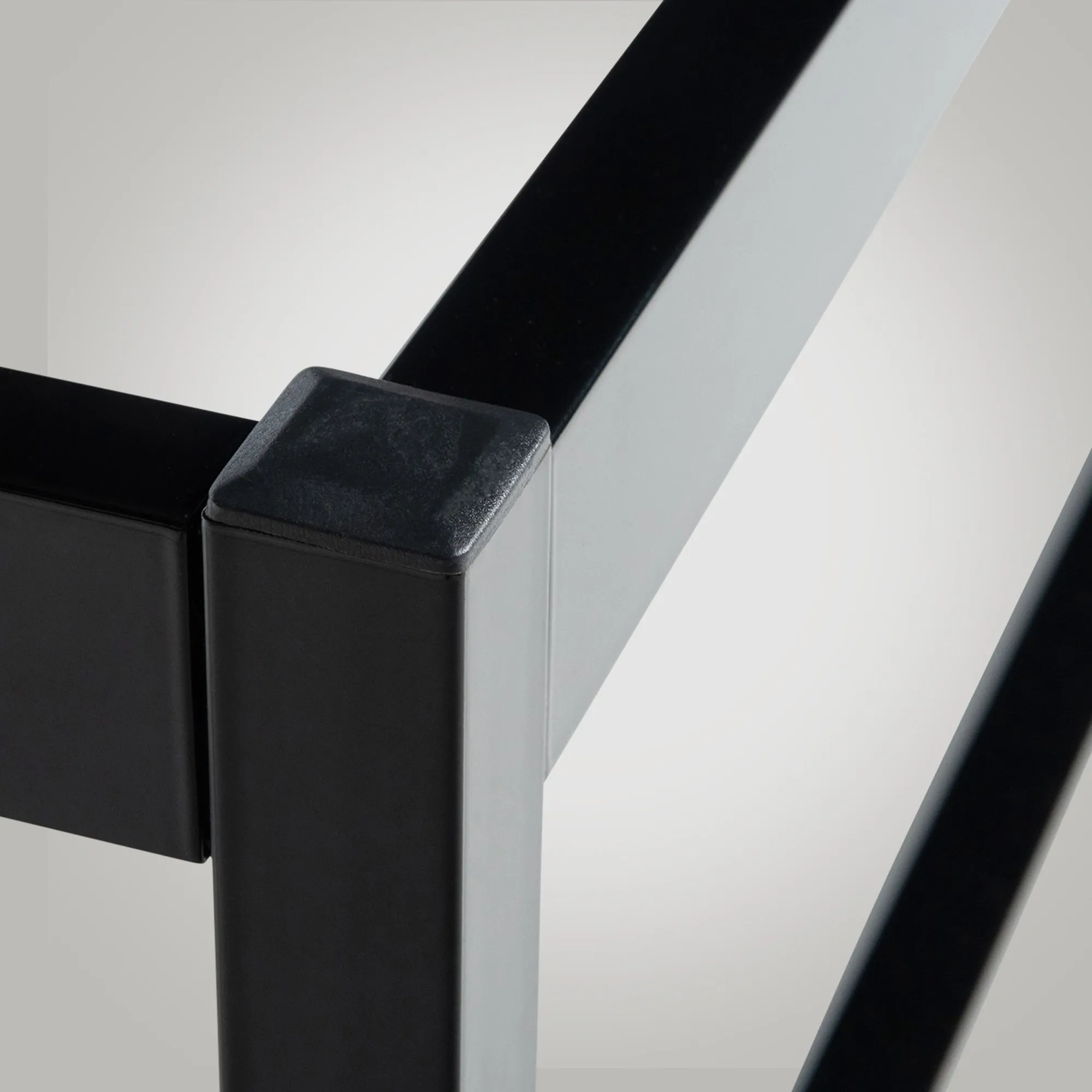 Metallbett Scala 105,5 x 205,5 x 46,5 cm schwarz