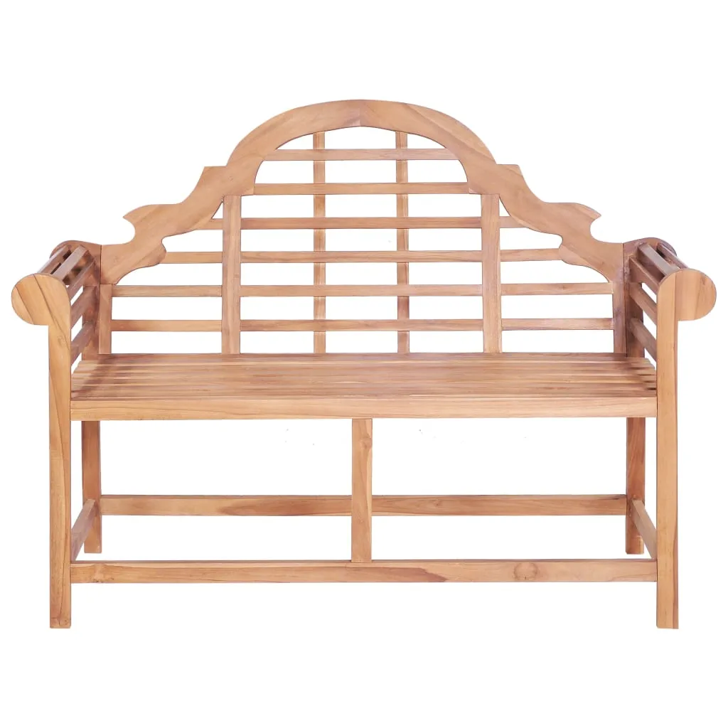 Gartenbank Marlboro aus Naturholz 127x58,5x92,5 cm in Naturfarbe