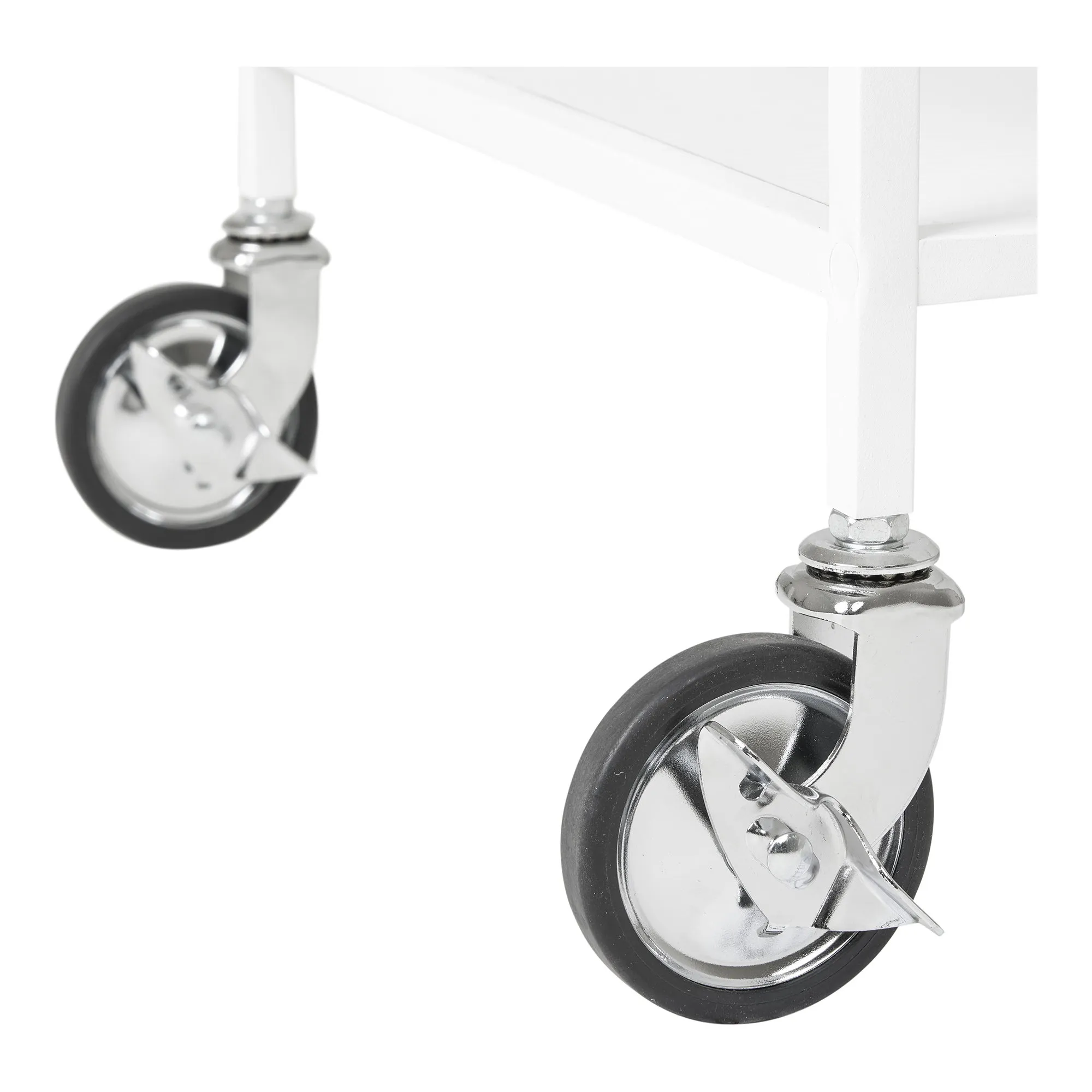 tinkaro Barwagen Vita 2 Regalböden 68 x 40 x 79 cm Weiß