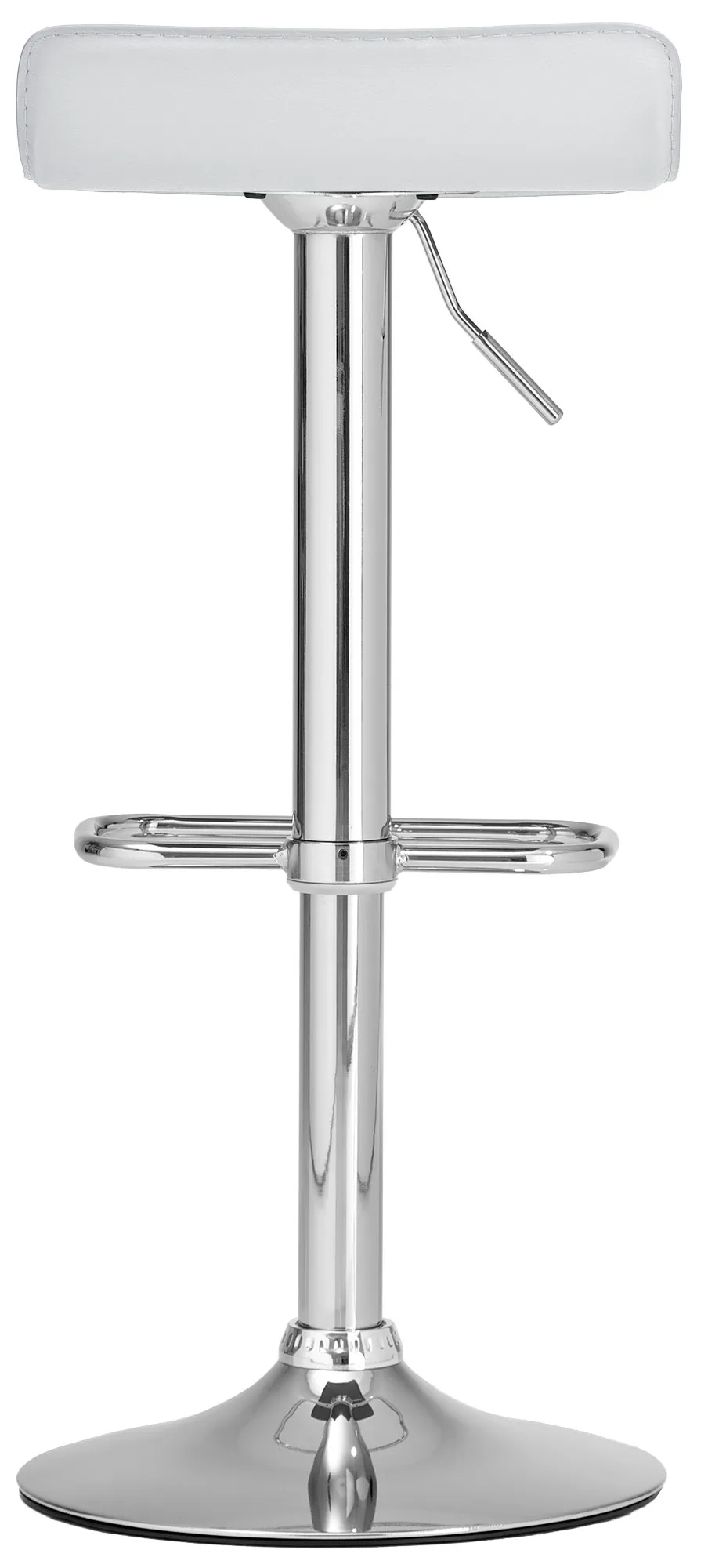 Barhocker Dyn Kunstleder 65-85 cm weiß