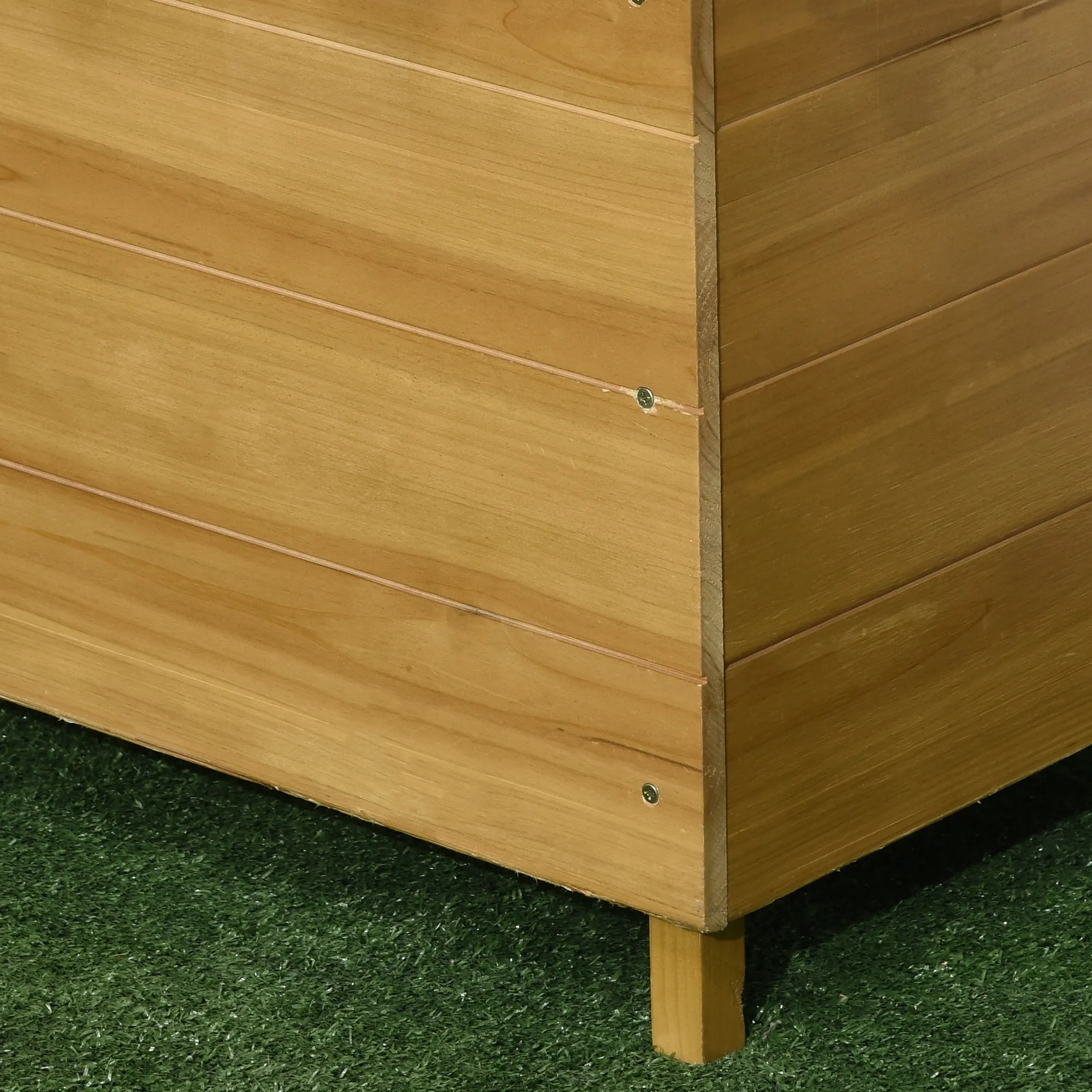 Hochbeet aus Massivholz, Braun 63 B x 39 T x 160 H cm