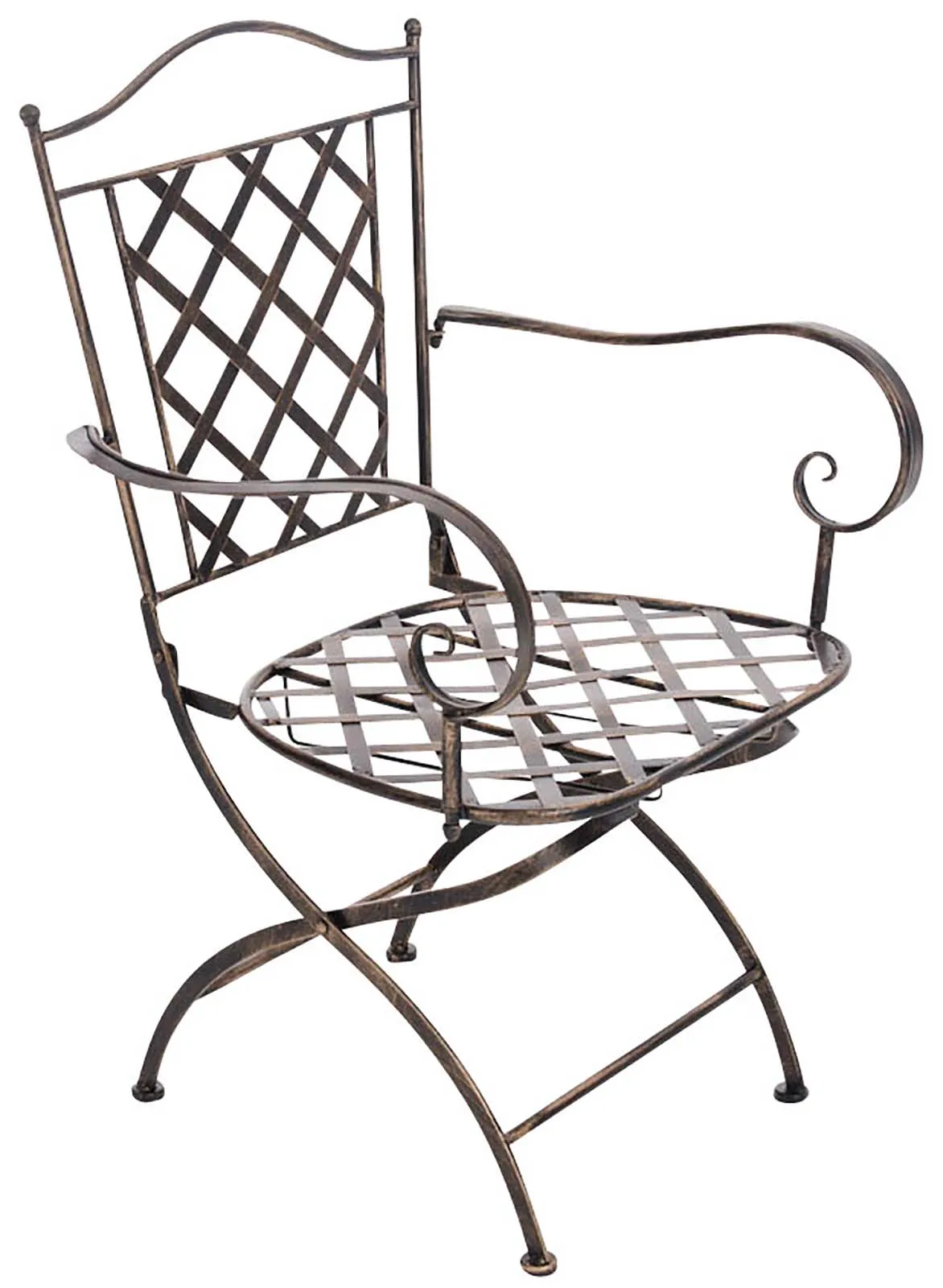 Sitzgruppe Payo Metall 93x56x51 cm bronze