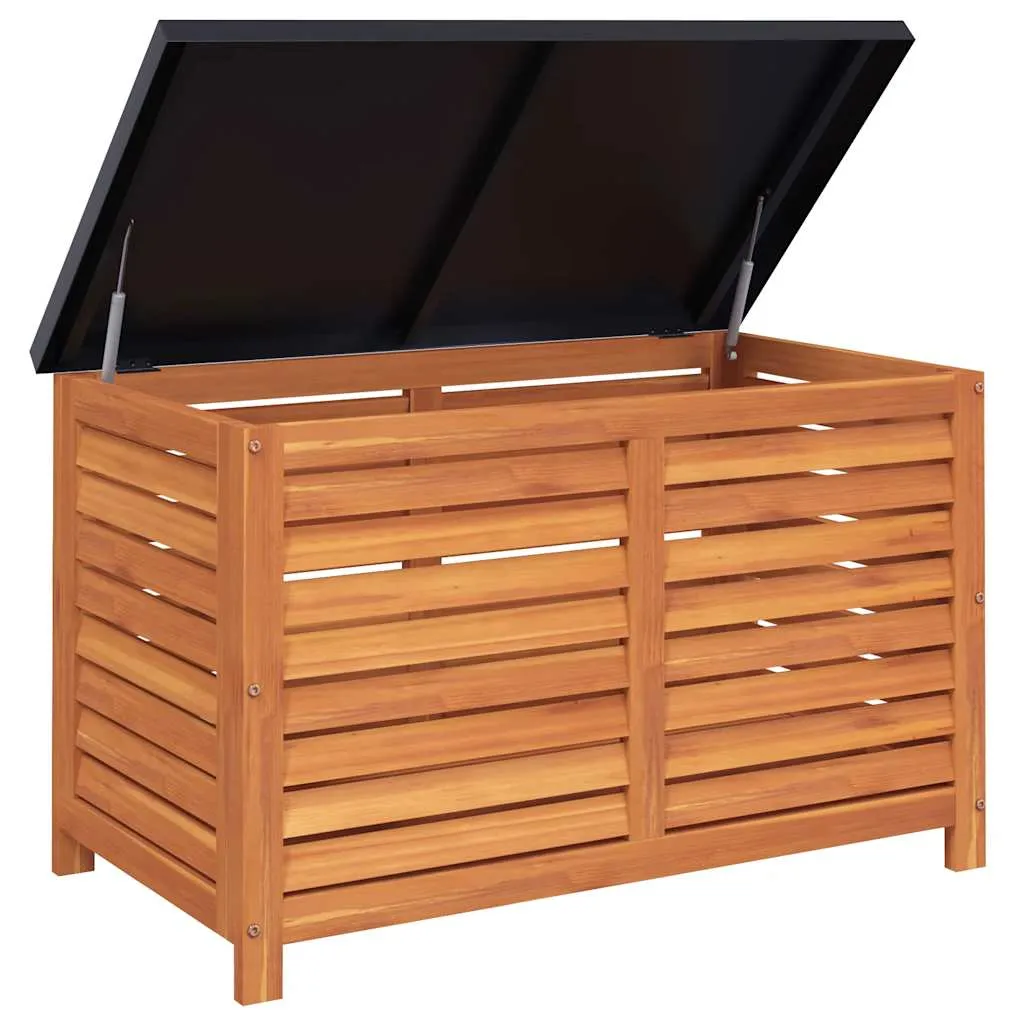 Gartenbox aus Massivholz, 90 x 48 x 55 cm, rötlich-braun