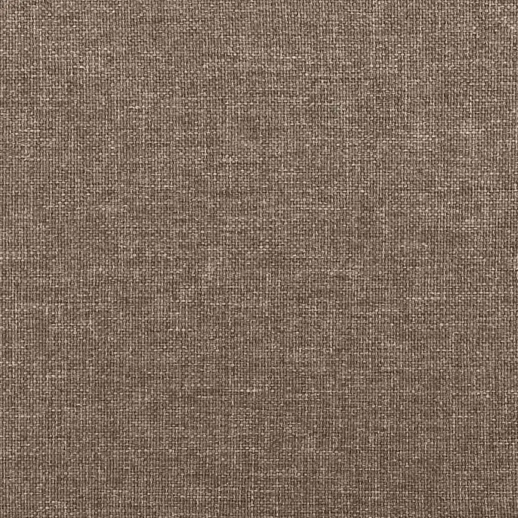 Boxspringbett Taschenfederkernmatratze 90x200 cm Taupe