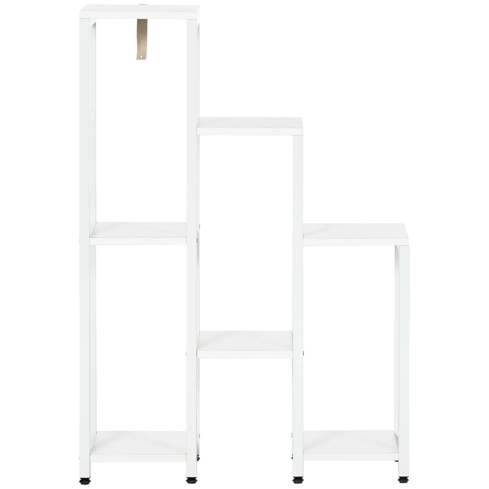 Dekorativer Blumenständer 65L x 23B x 94,5H cm in Weiß