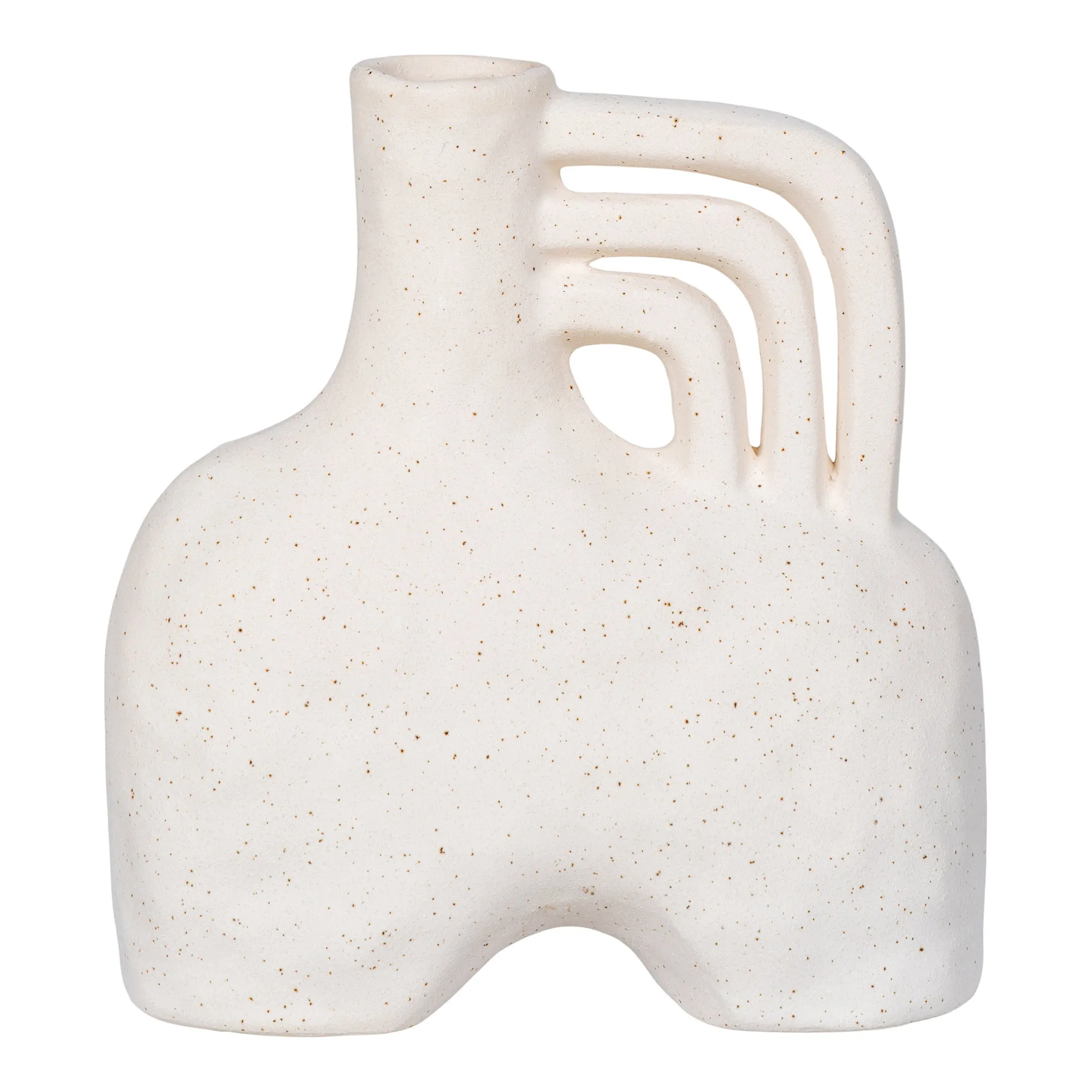 tinkaro Vase Keramik Beige