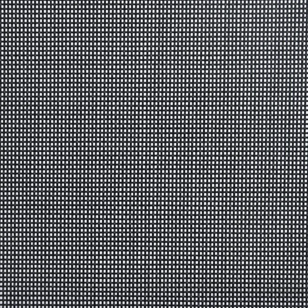 Klappstühle, 4 Stück, Textilene, Schwarz