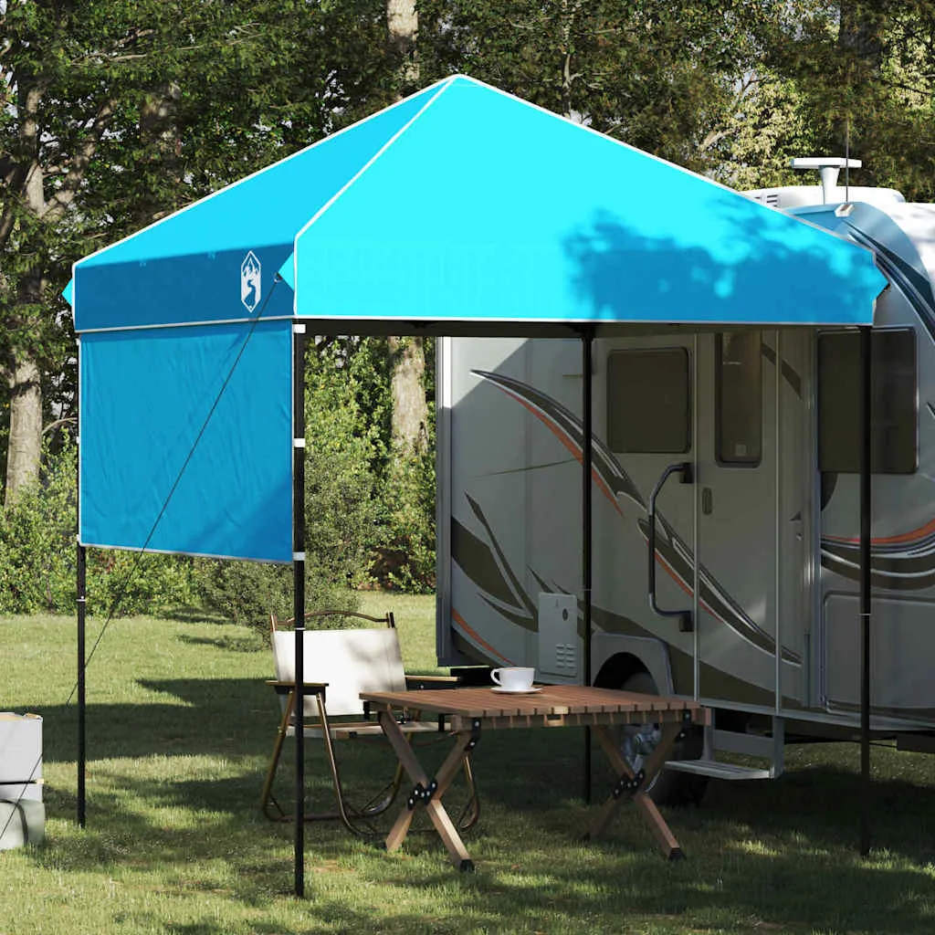 Pop-up Himmelzelt 194x194x251 cm Blau - wetterfest und höhenverstellbar