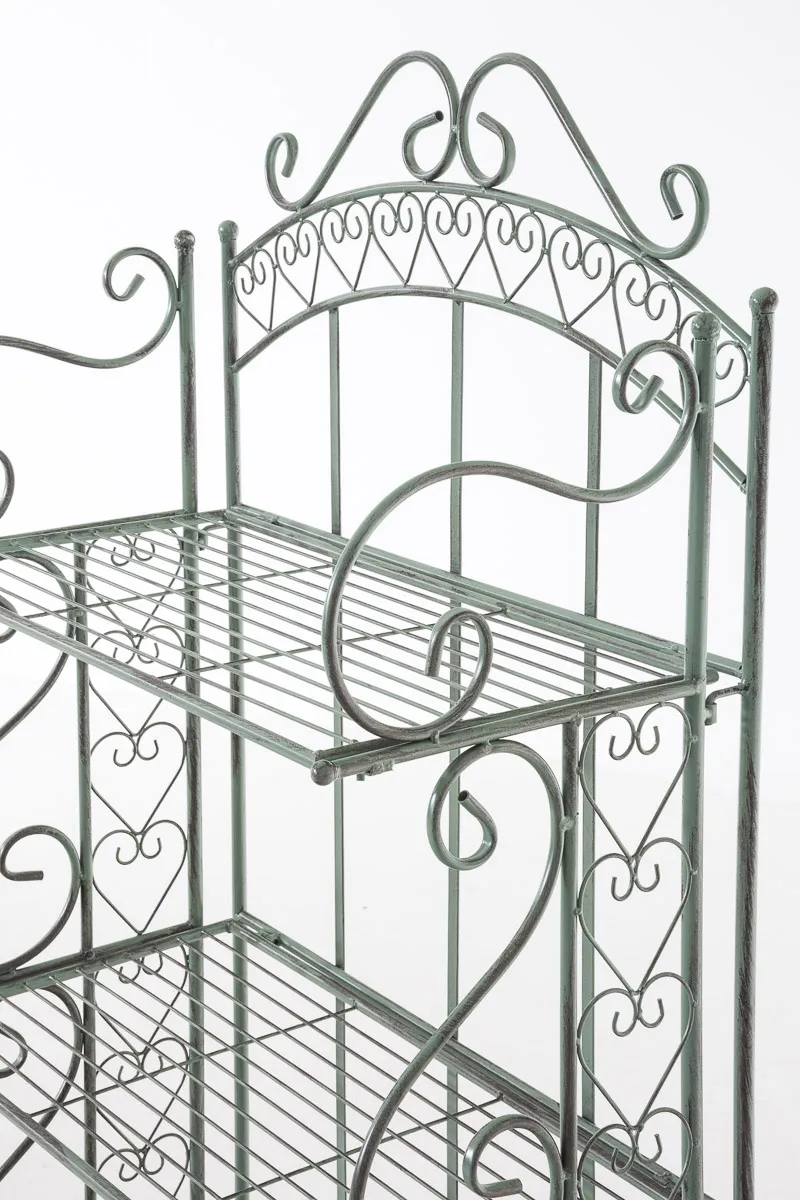 Standregal Antje 153x61x33 cm antik-grün