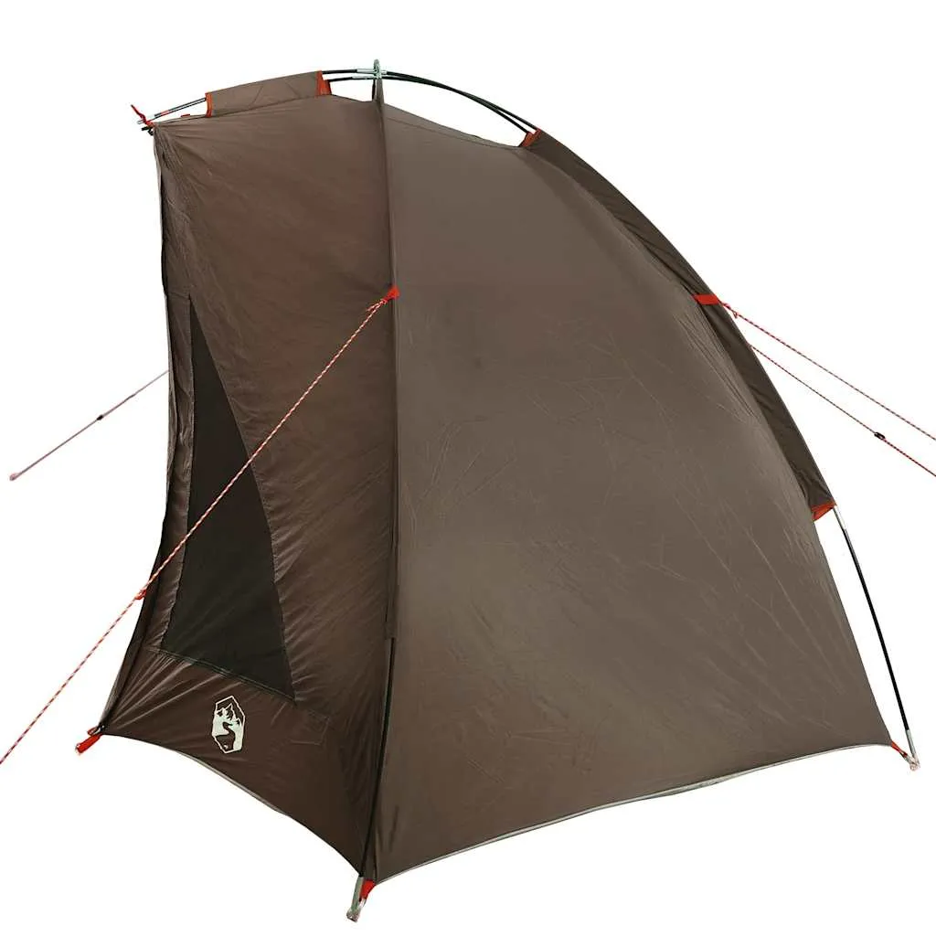 Angelzelt Campingzelt 210x170x125 cm Braun wasserdicht UV-Schutz