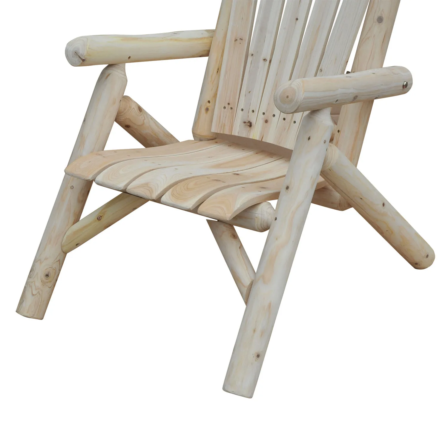 Adirondack-Stuhl aus Tannenholz 83x68x101cm Natur