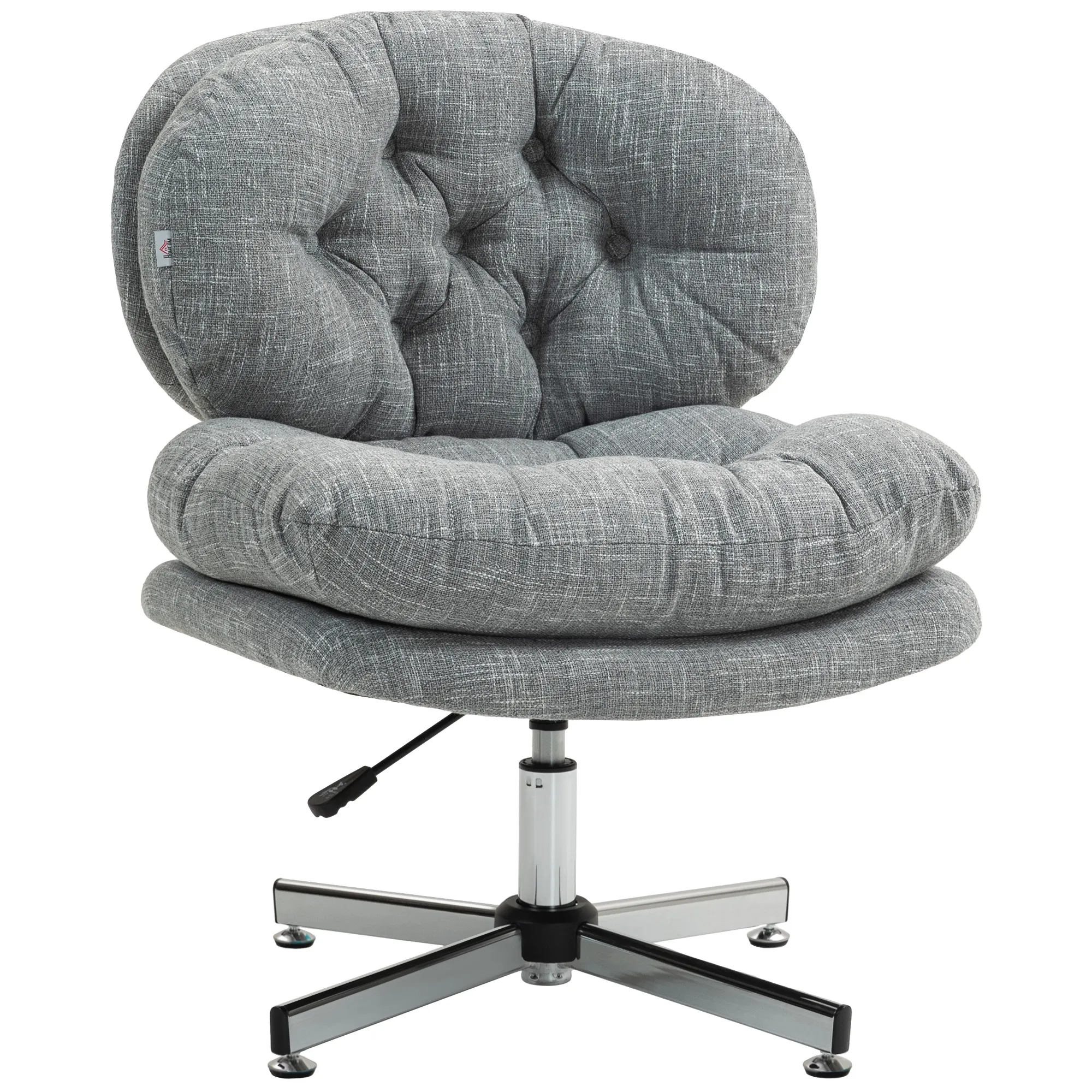 Bürostuhl Grau 65B x 65T x 84-94H cm mit 18,5 cm Polsterung
