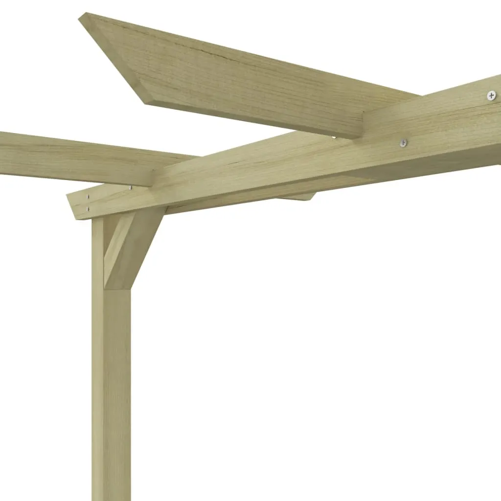 Garten-Pergola Kiefernholz Imprägniert 360x200x60 cm