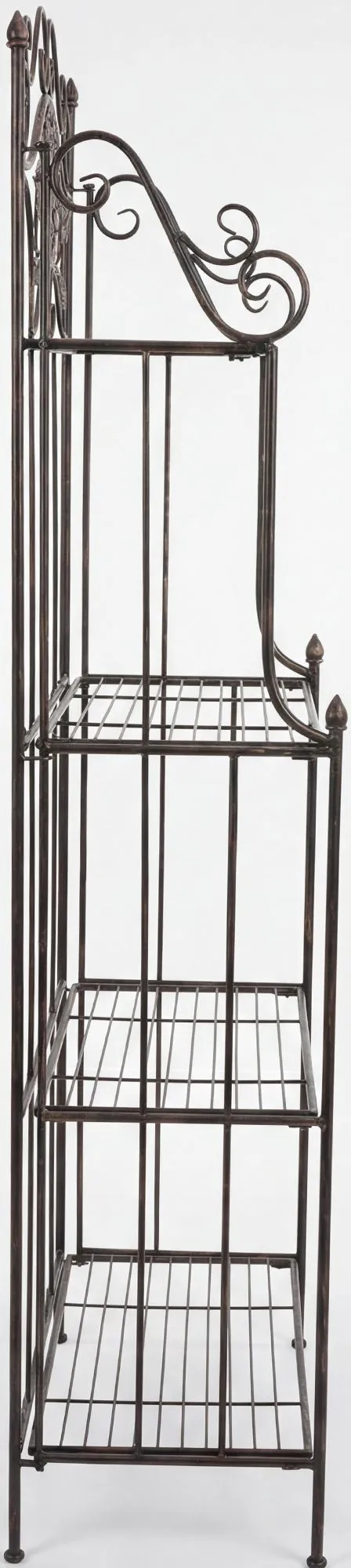 Pflanzenregal Flora 66x32x175 cm Bronze