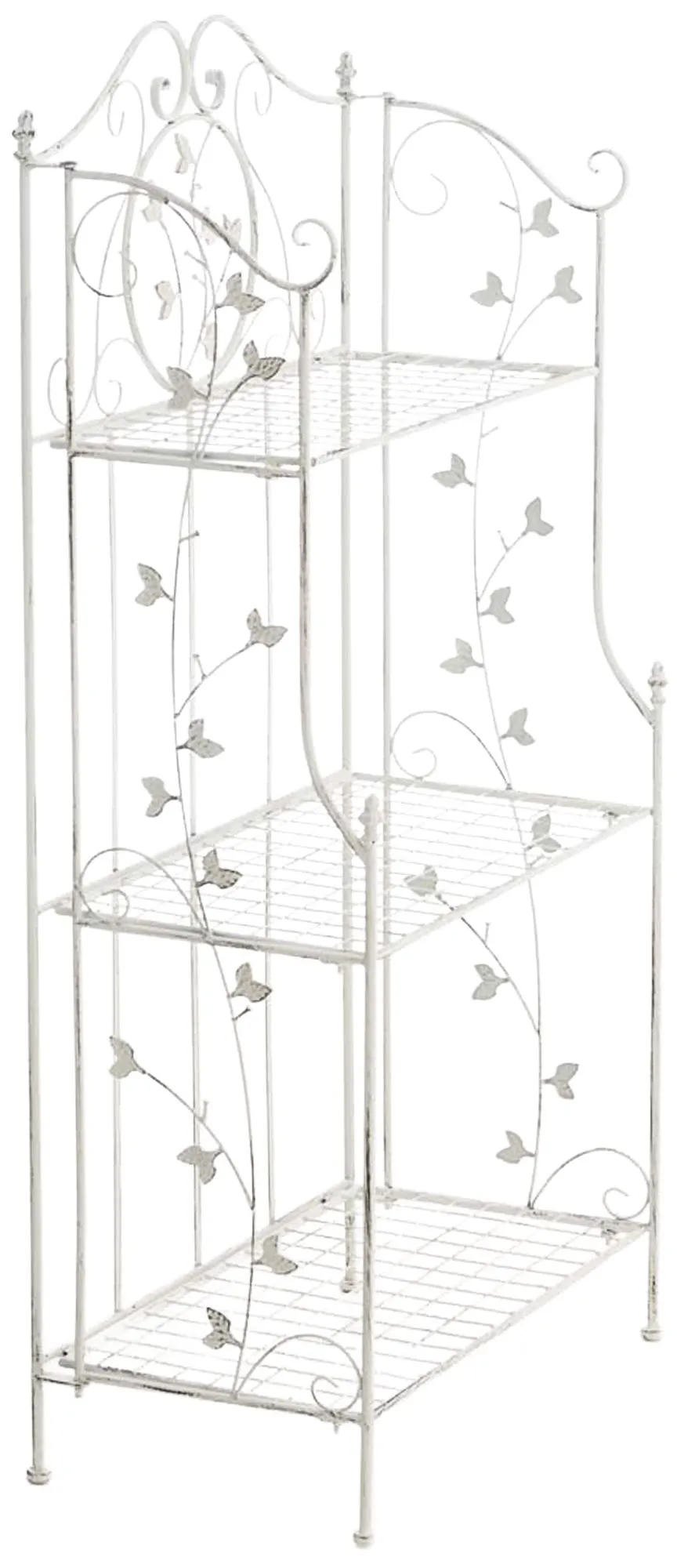 Standregal Reus 118x58x33 cm antik weiß