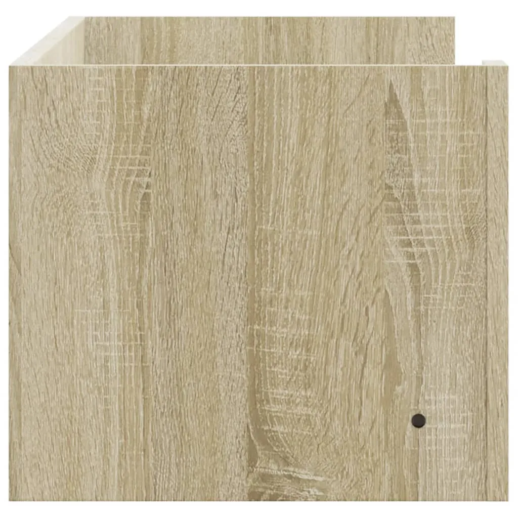 Stylisches Wandregal 100 x 35 x 30,5 cm in Sonoma-Eiche