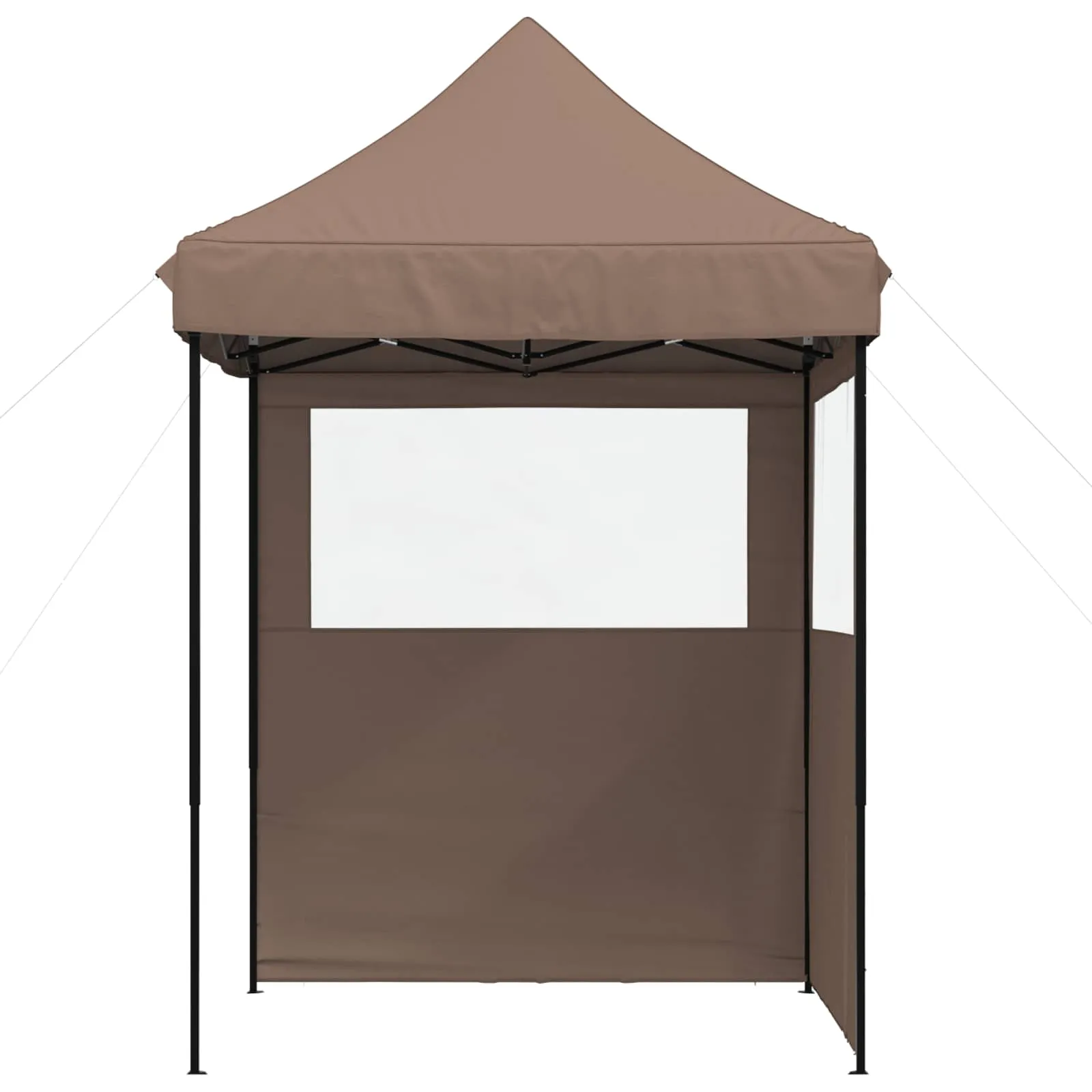 Modernes faltbares Partyzelt 200x200x306 cm in Braun