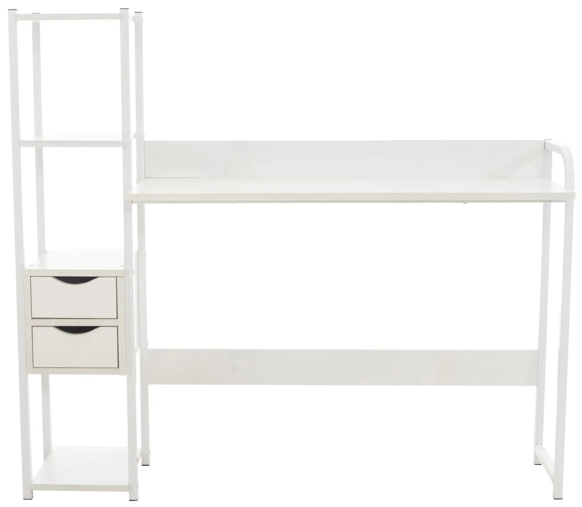 Schreibtisch Widnes 124x40x111 cm weiß/weiß