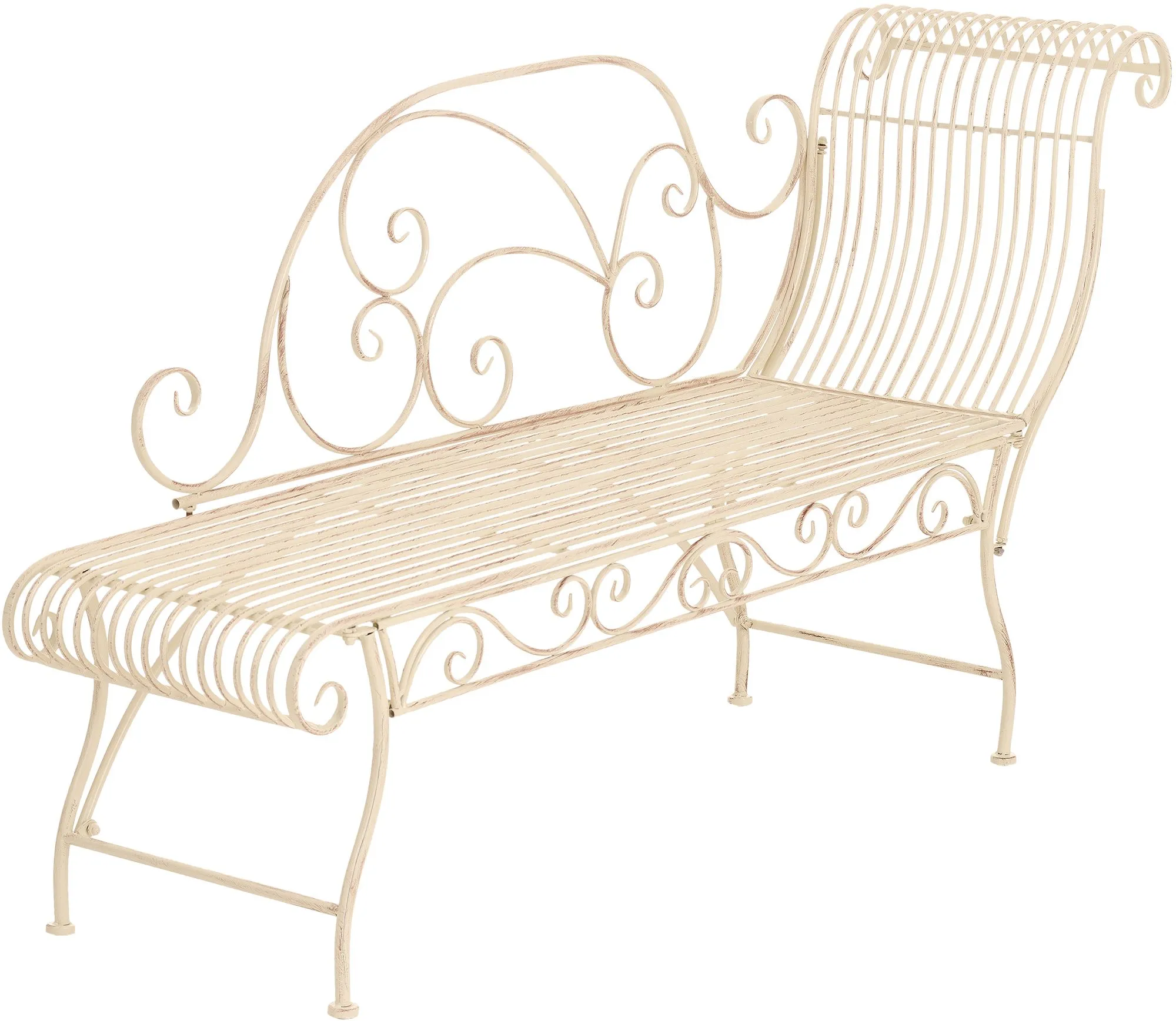 Gartenbank Karma 156x46x78 cm antik-creme